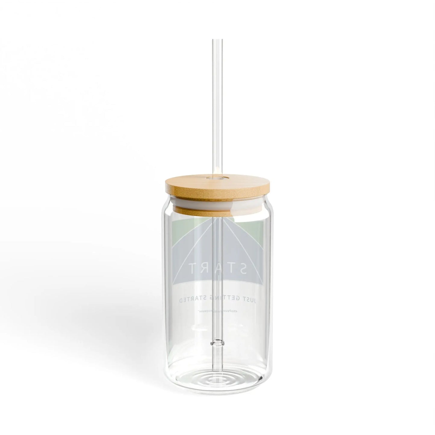 "Just Getting Started" Sipper Glass - #NoPauseForMenopause