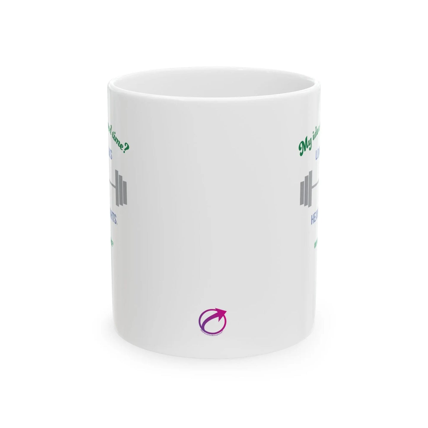 "Long Walks & Heavy Weights" Coffee Mug Printify