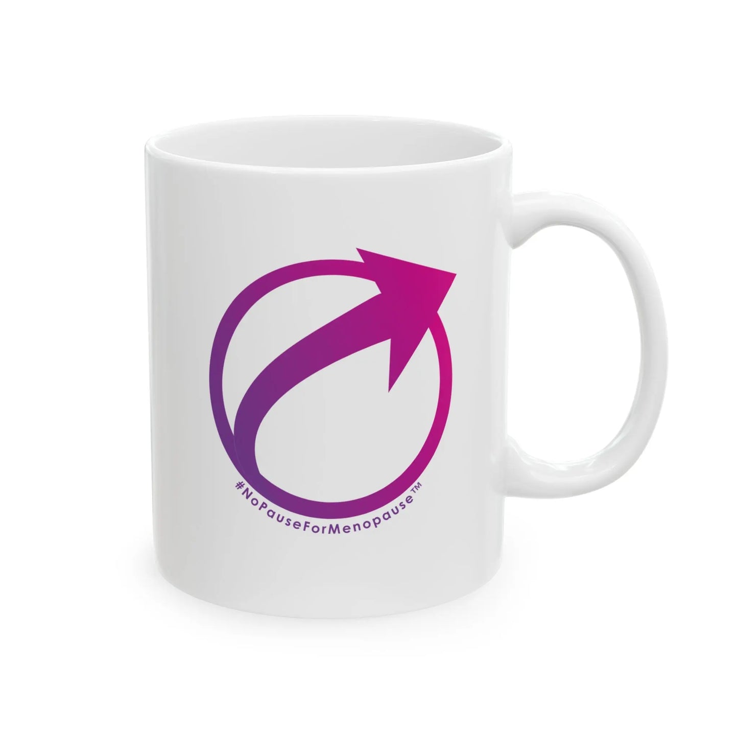 "#NoPauseForMenopause" Coffee Mug Printify