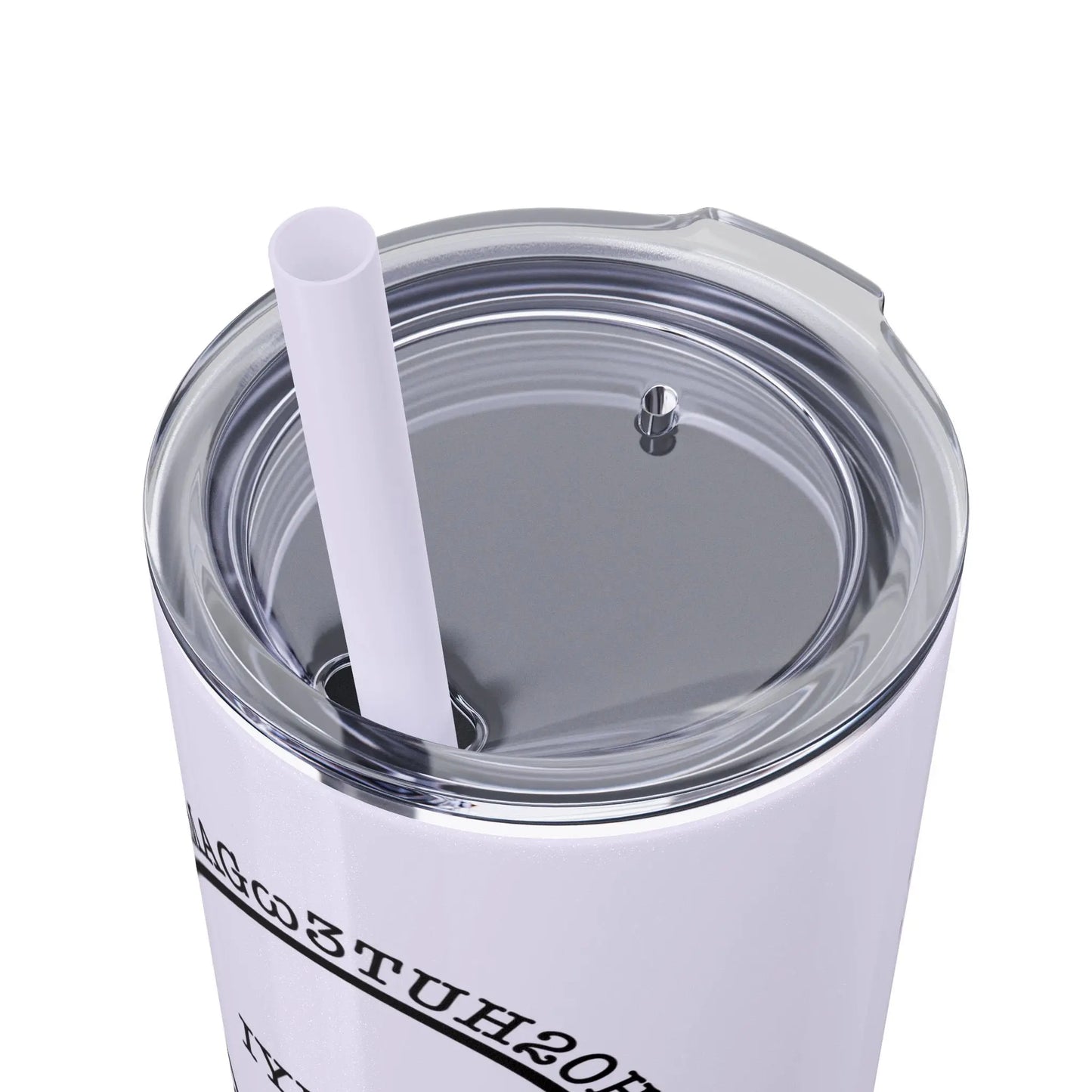 "IYKYK" Skinny Tumbler with Straw Printify