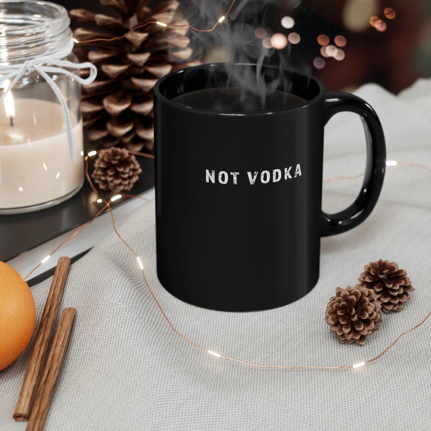 "Not Vodka" Funny Coffee Mug - #NoPauseForMenopause