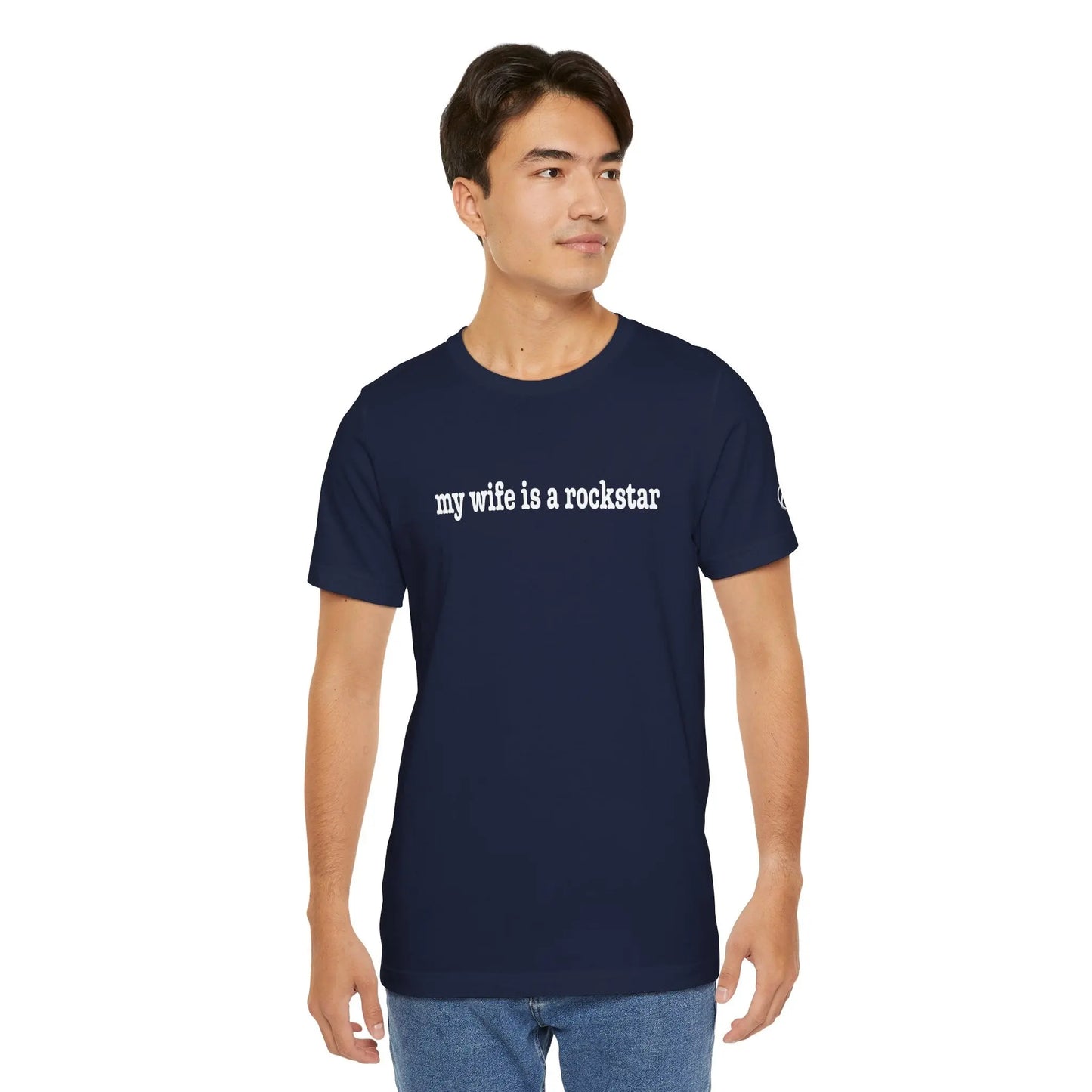"My Wife Is A Rockstar" Tee Printify