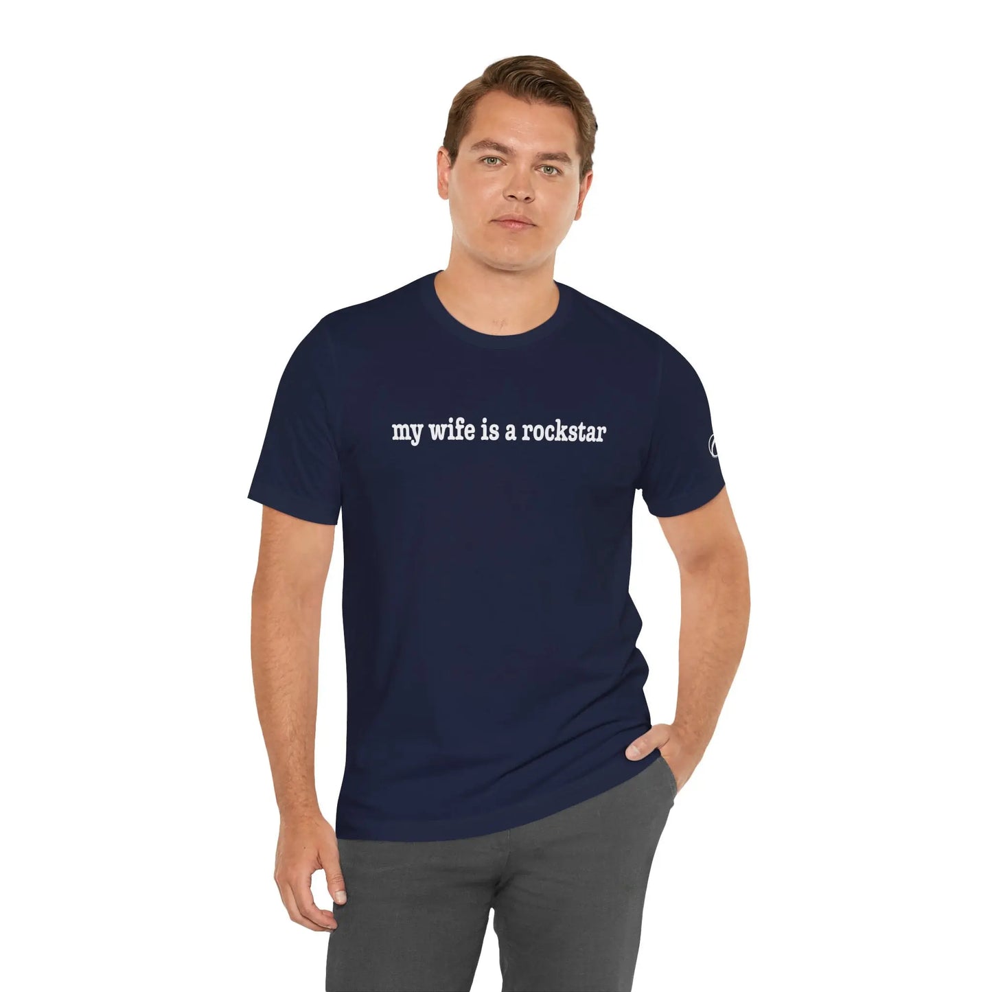 "My Wife Is A Rockstar" Tee Printify