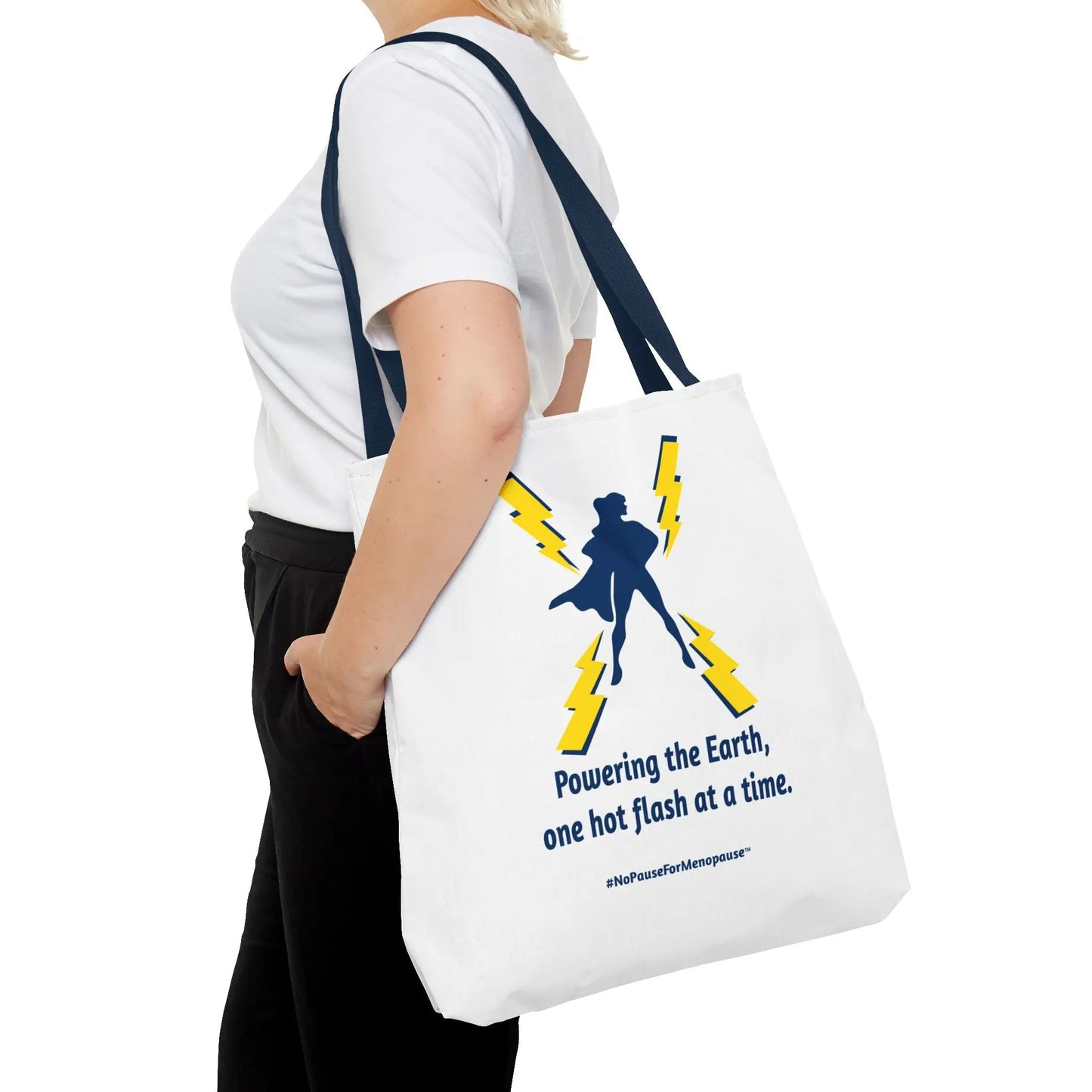 "Powering the Earth" Tote Bag Printify