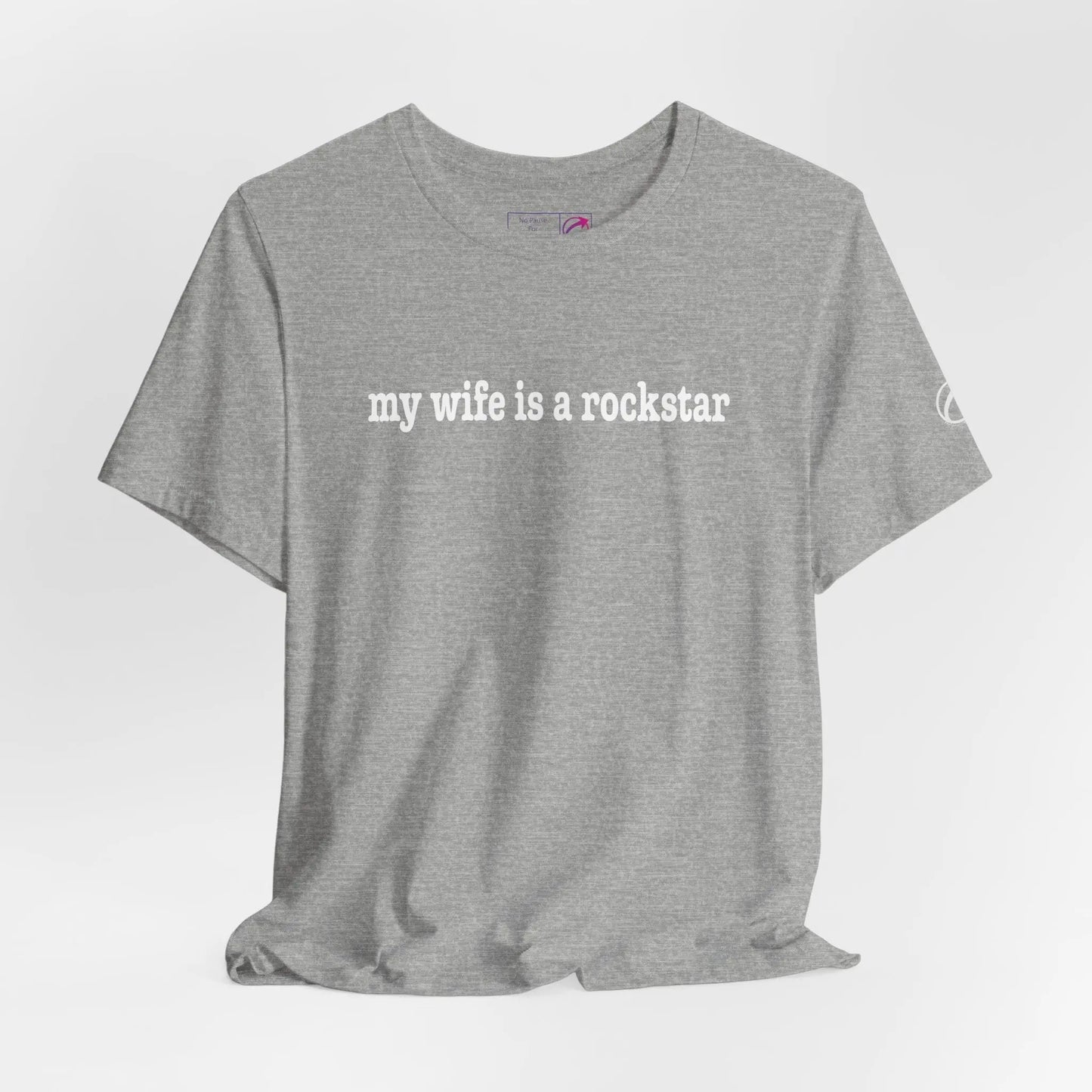 "My Wife Is A Rockstar" Tee Printify