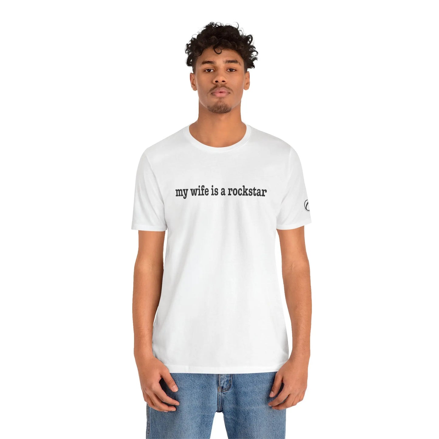 "My Wife Is A Rockstar" Tee Printify