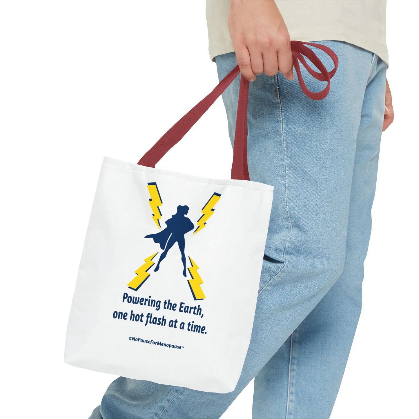 "Powering the Earth" Tote Bag Printify