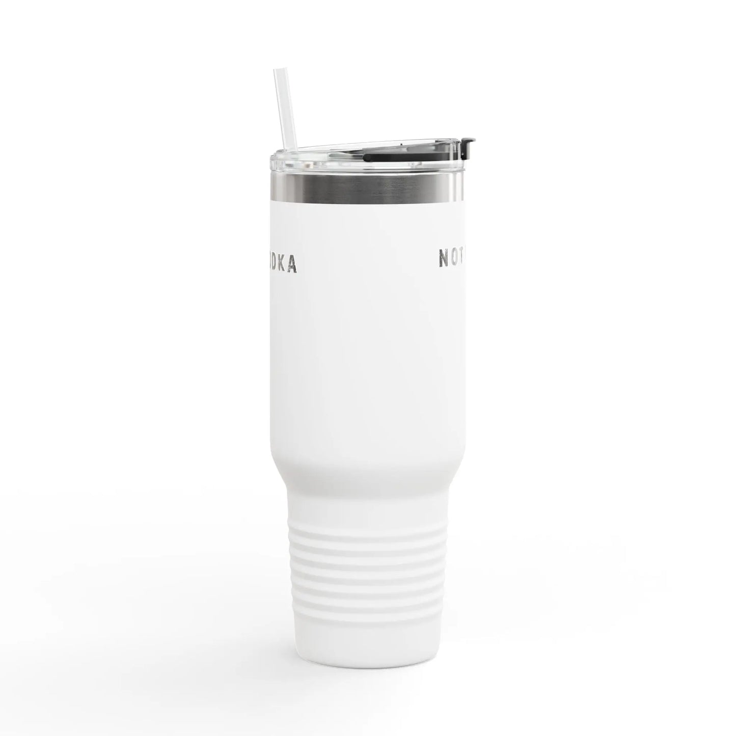 "Not Vodka" Travel Mug Printify
