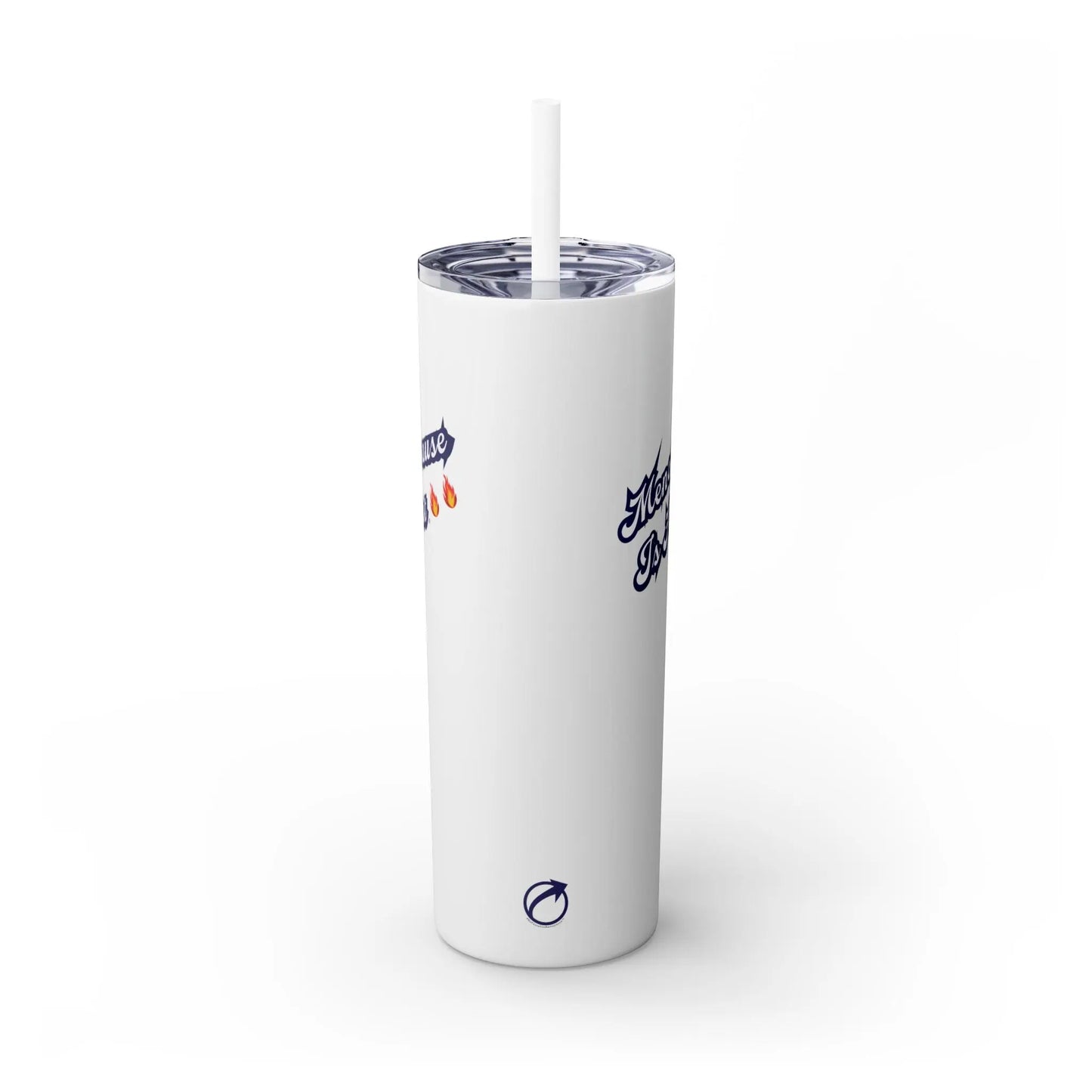 "Menopause Is Hot" Skinny Tumbler Printify