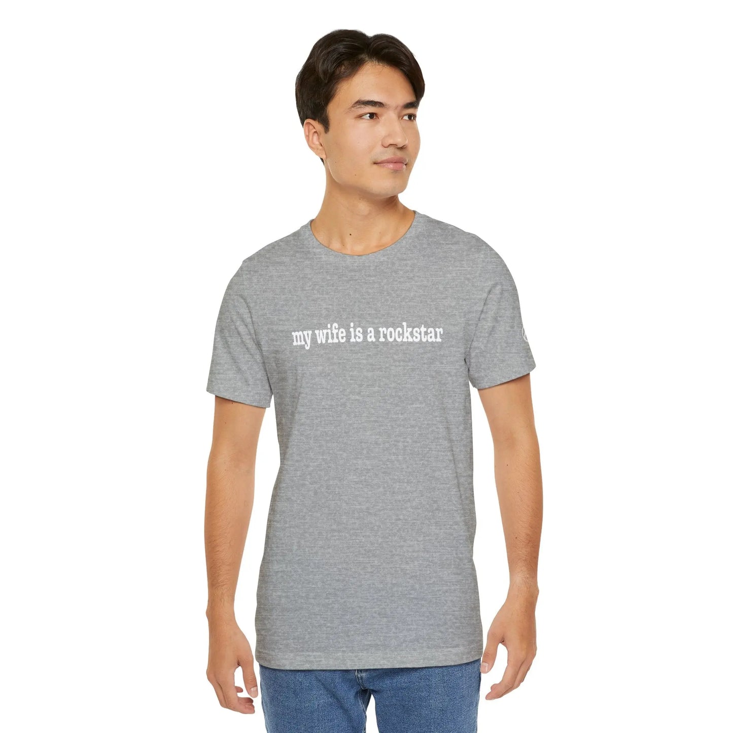 "My Wife Is A Rockstar" Tee Printify