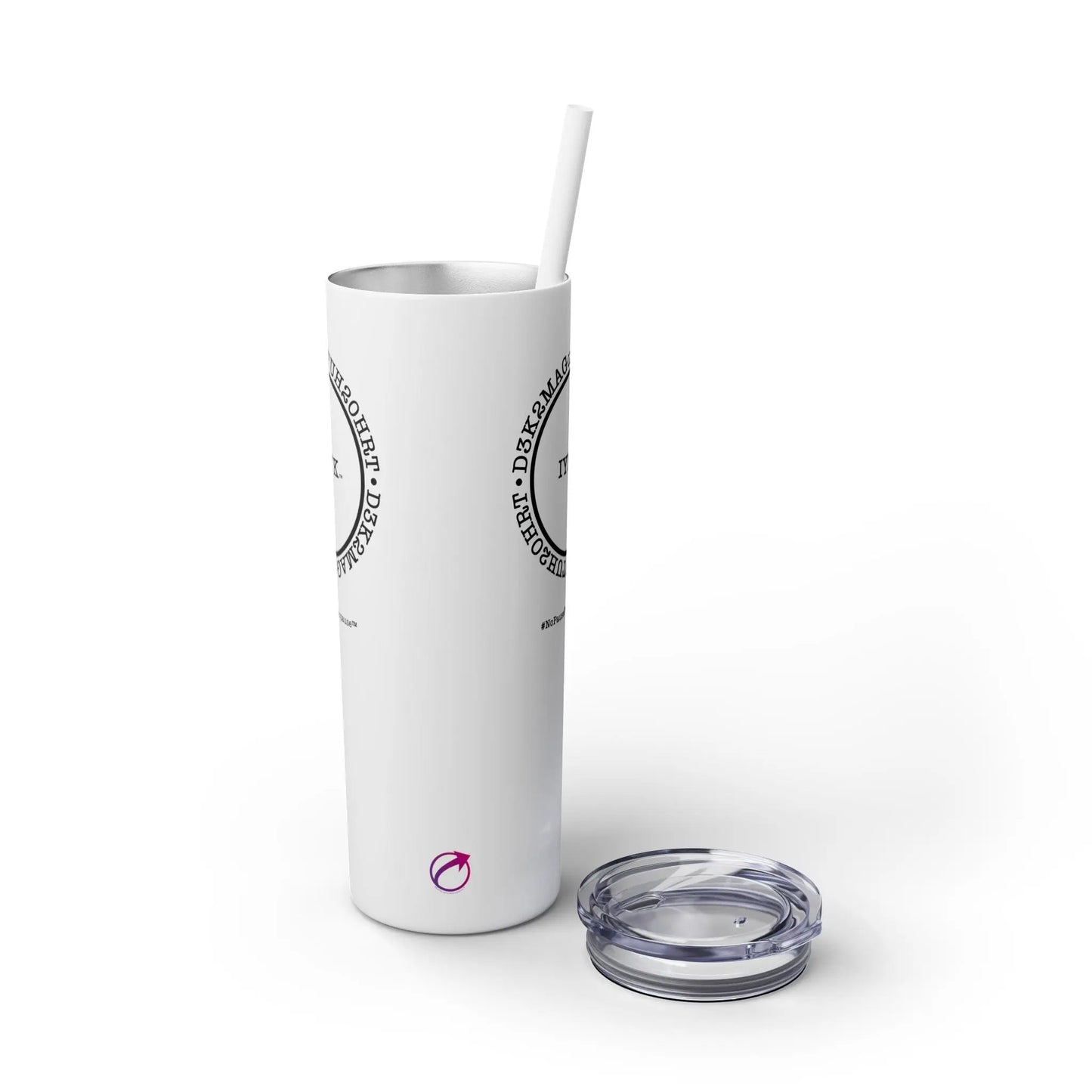 "IYKYK" Skinny Tumbler with Straw Printify