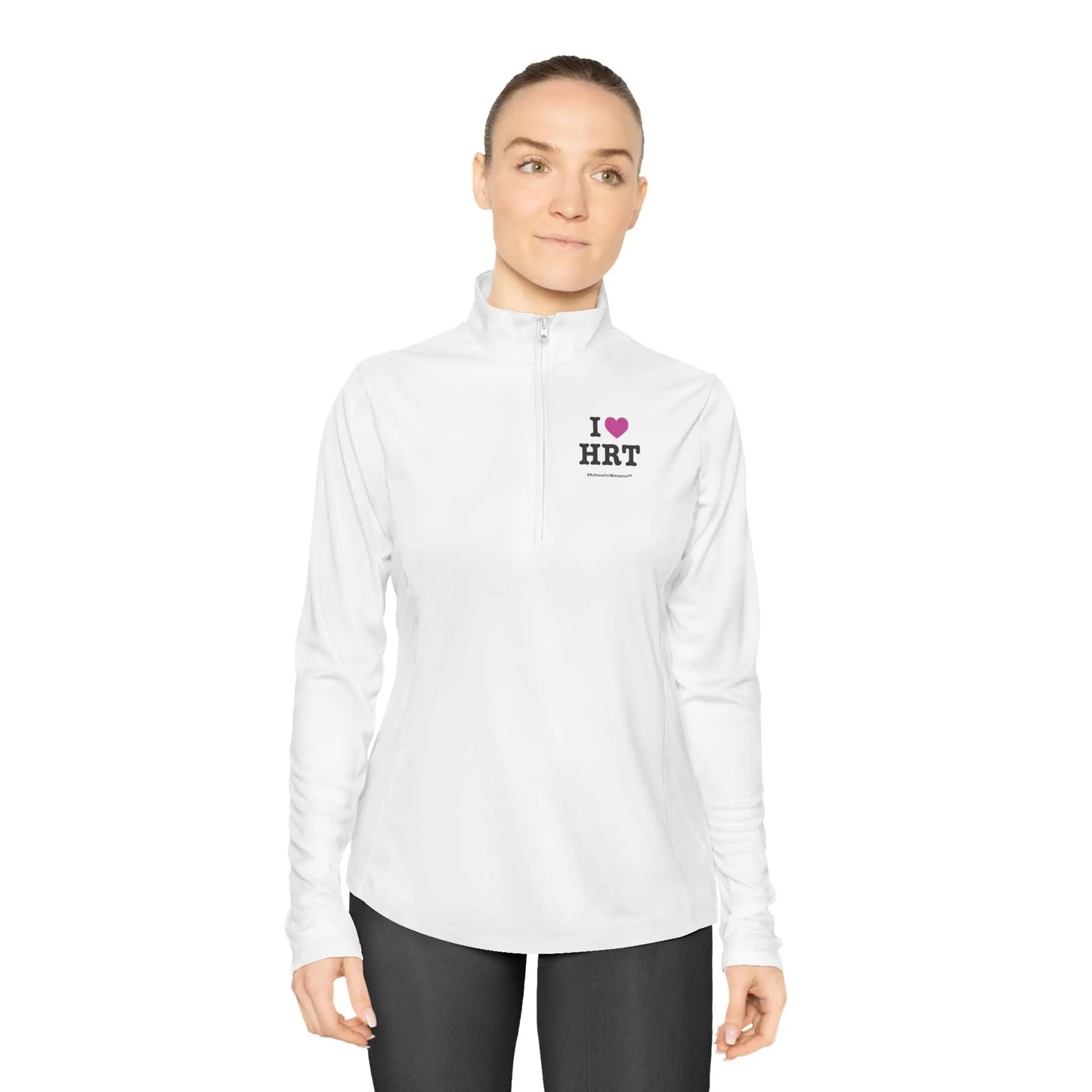 "I Heart HRT" Ladies Pullover Printify