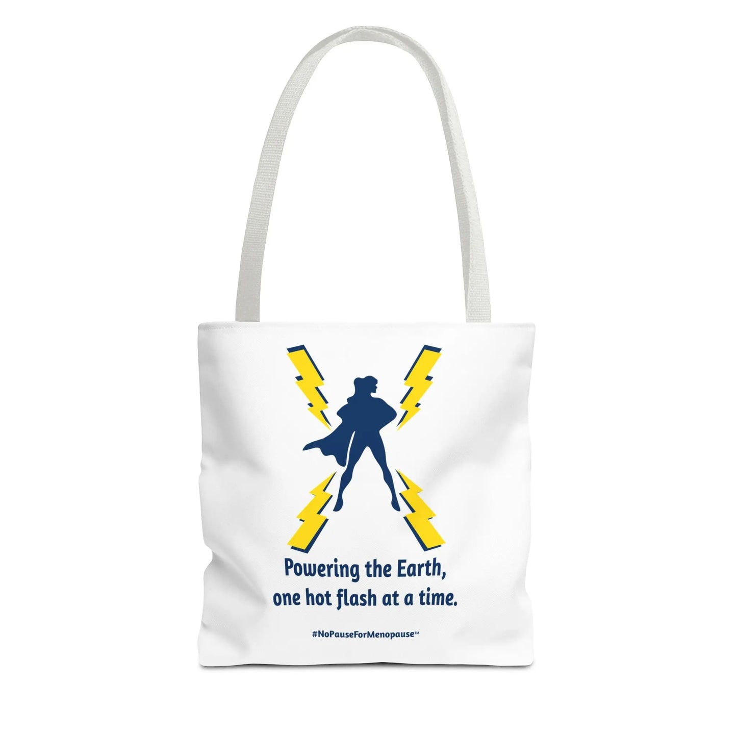 "Powering the Earth" Tote Bag Printify