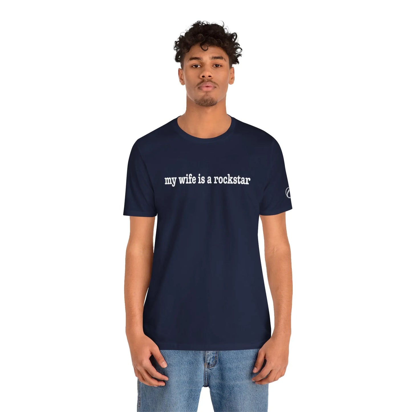 "My Wife Is A Rockstar" Tee Printify