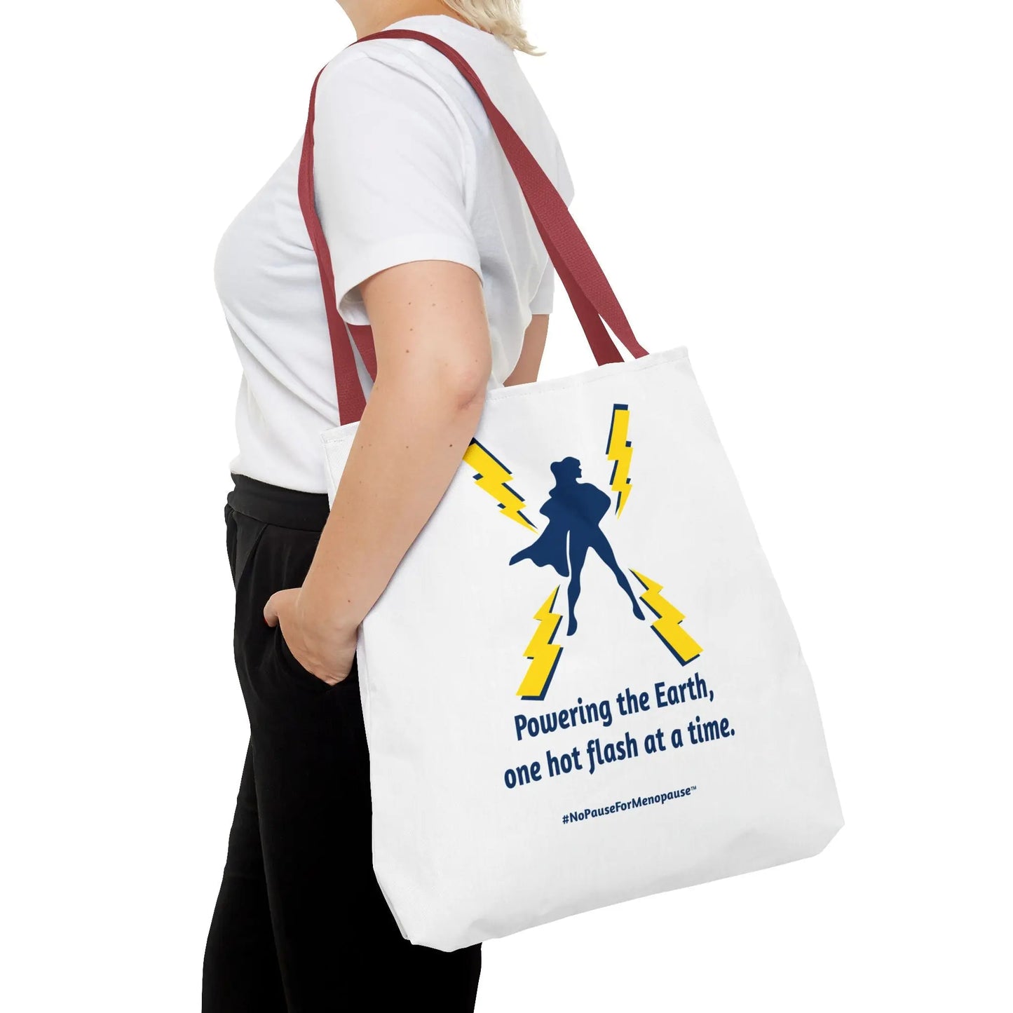 "Powering the Earth" Tote Bag Printify