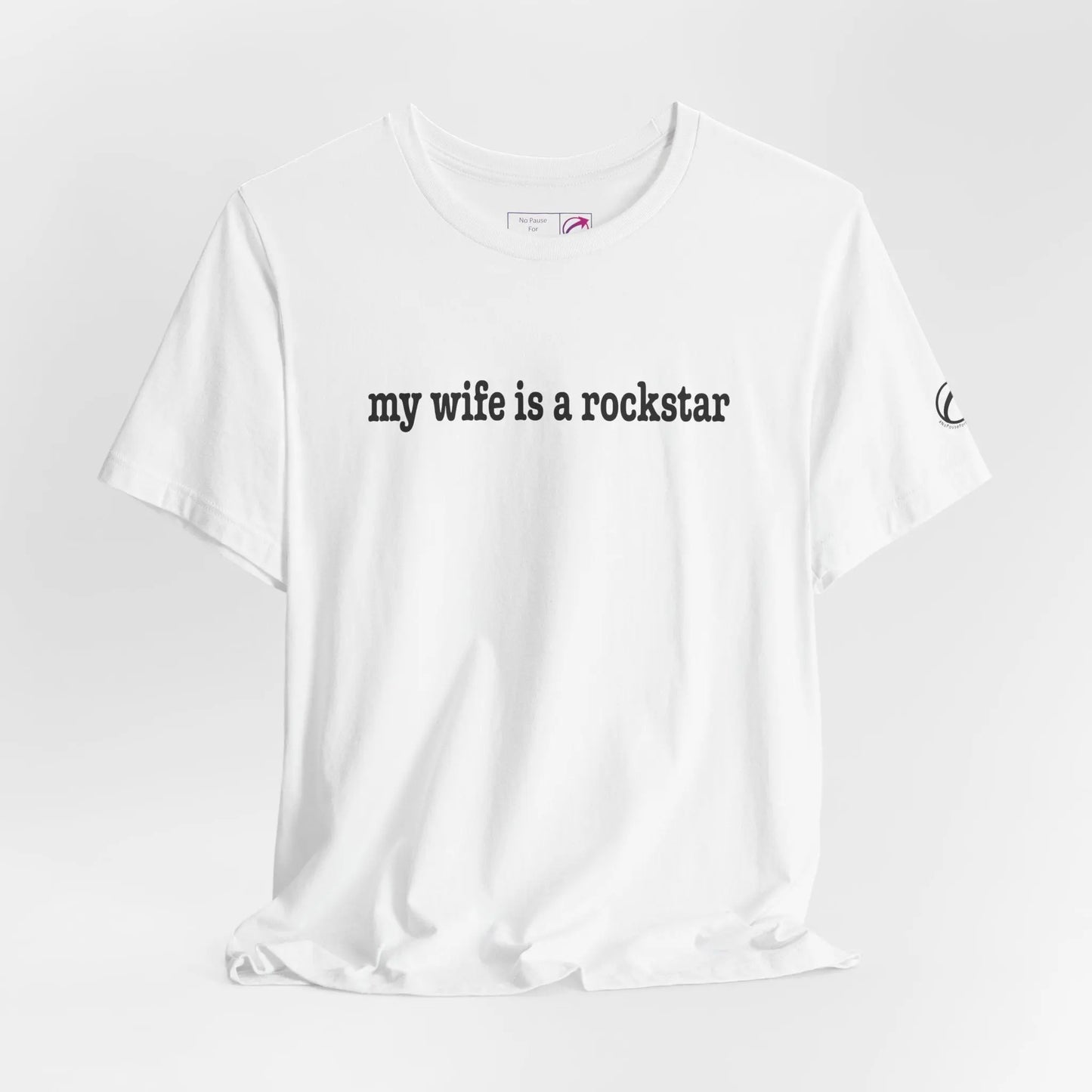 "My Wife Is A Rockstar" Tee Printify