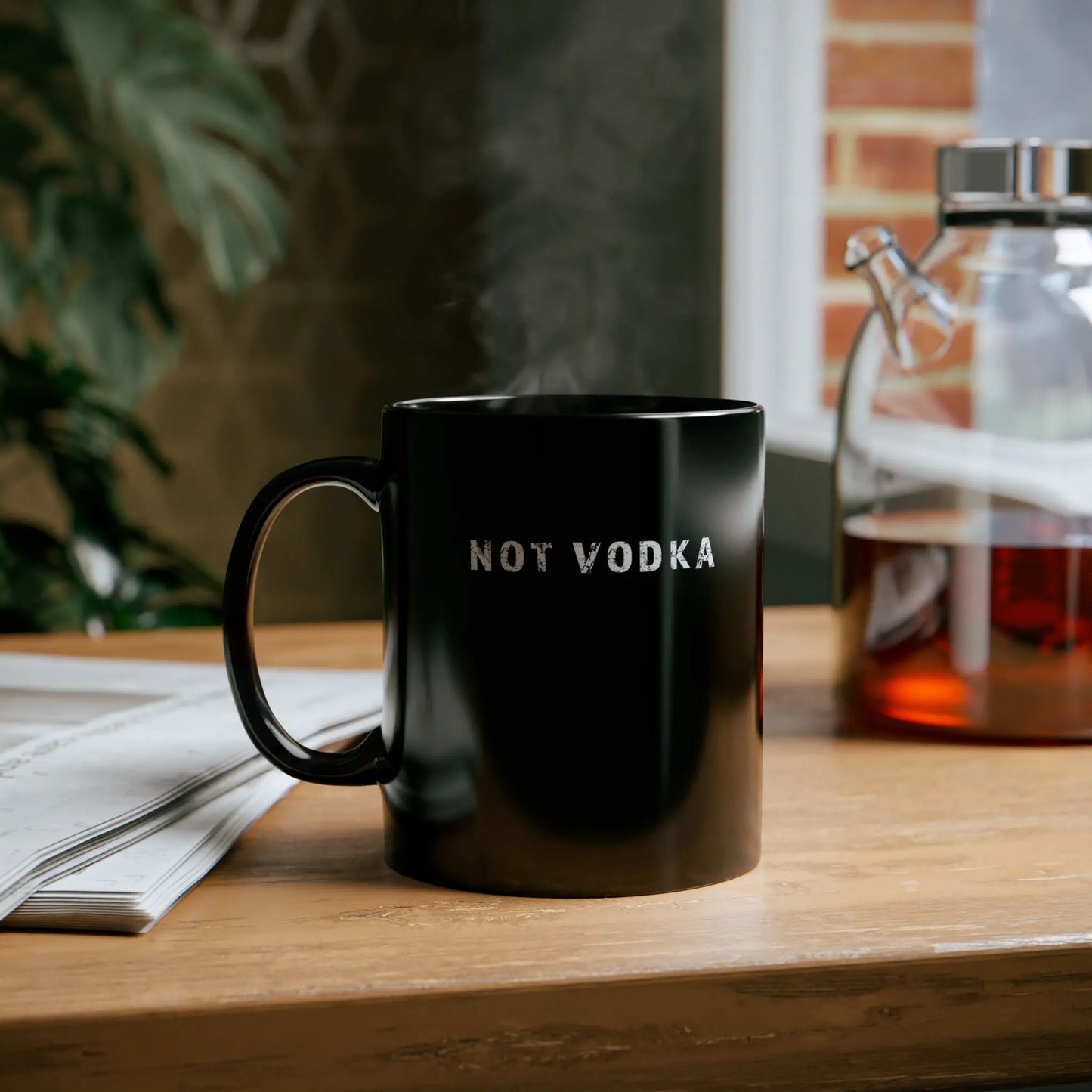 "Not Vodka" Funny Coffee Mug - #NoPauseForMenopause
