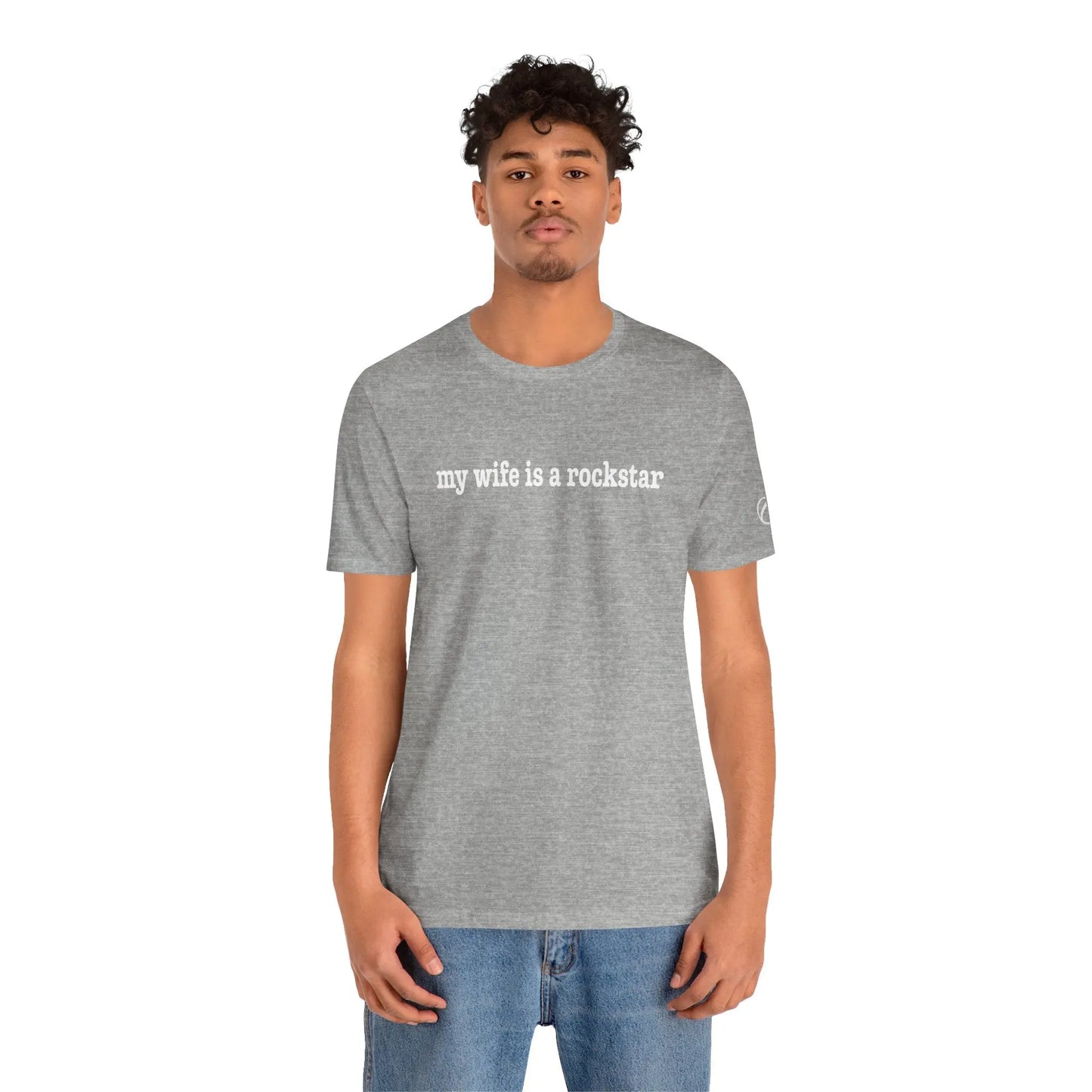 "My Wife Is A Rockstar" Tee Printify
