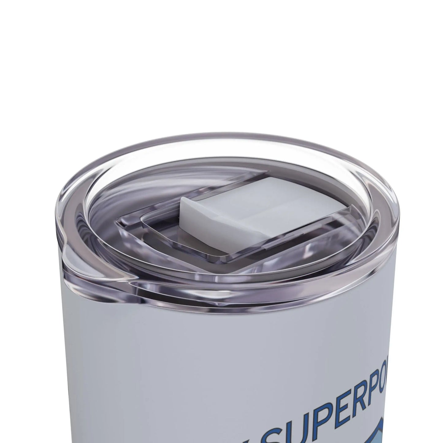 "My Superpower: Zero Cares Given" Tumbler Printify