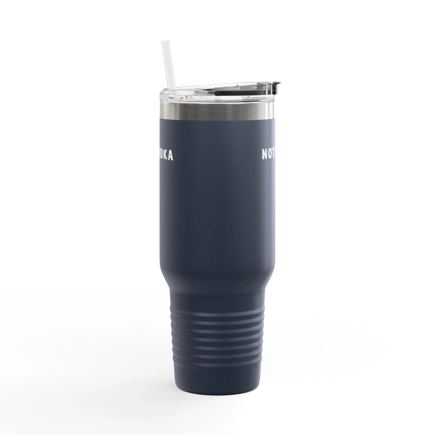 "Not Vodka" Travel Mug Printify