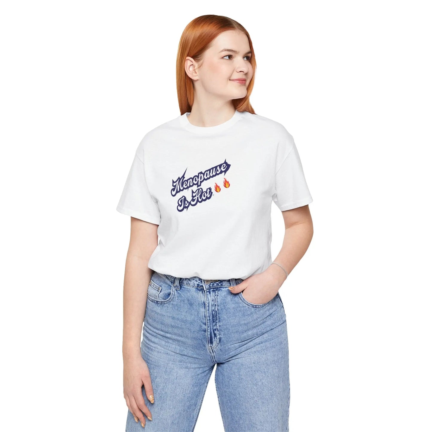 "Menopause Is Hot" Unisex Tee Printify