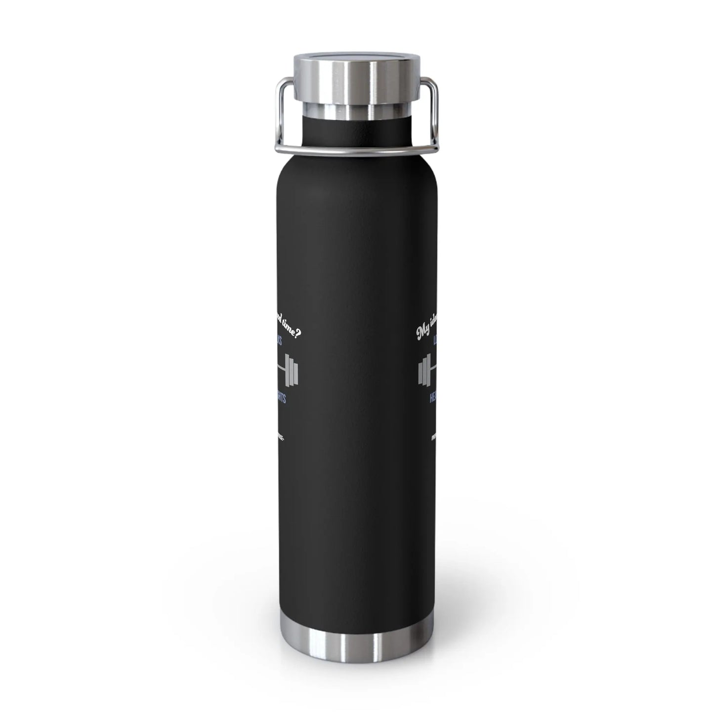 "Long Walks & Heavy Weights" Insulated Bottle Printify