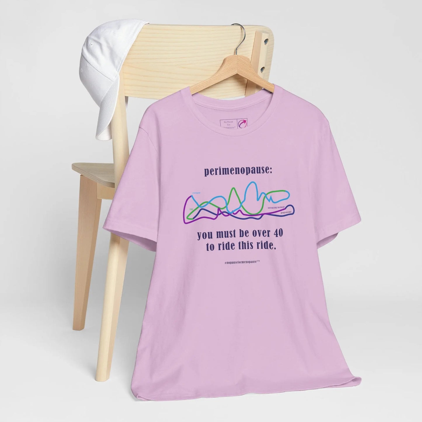 Perimenopause "Ride this Ride" Unisex Tee Printify