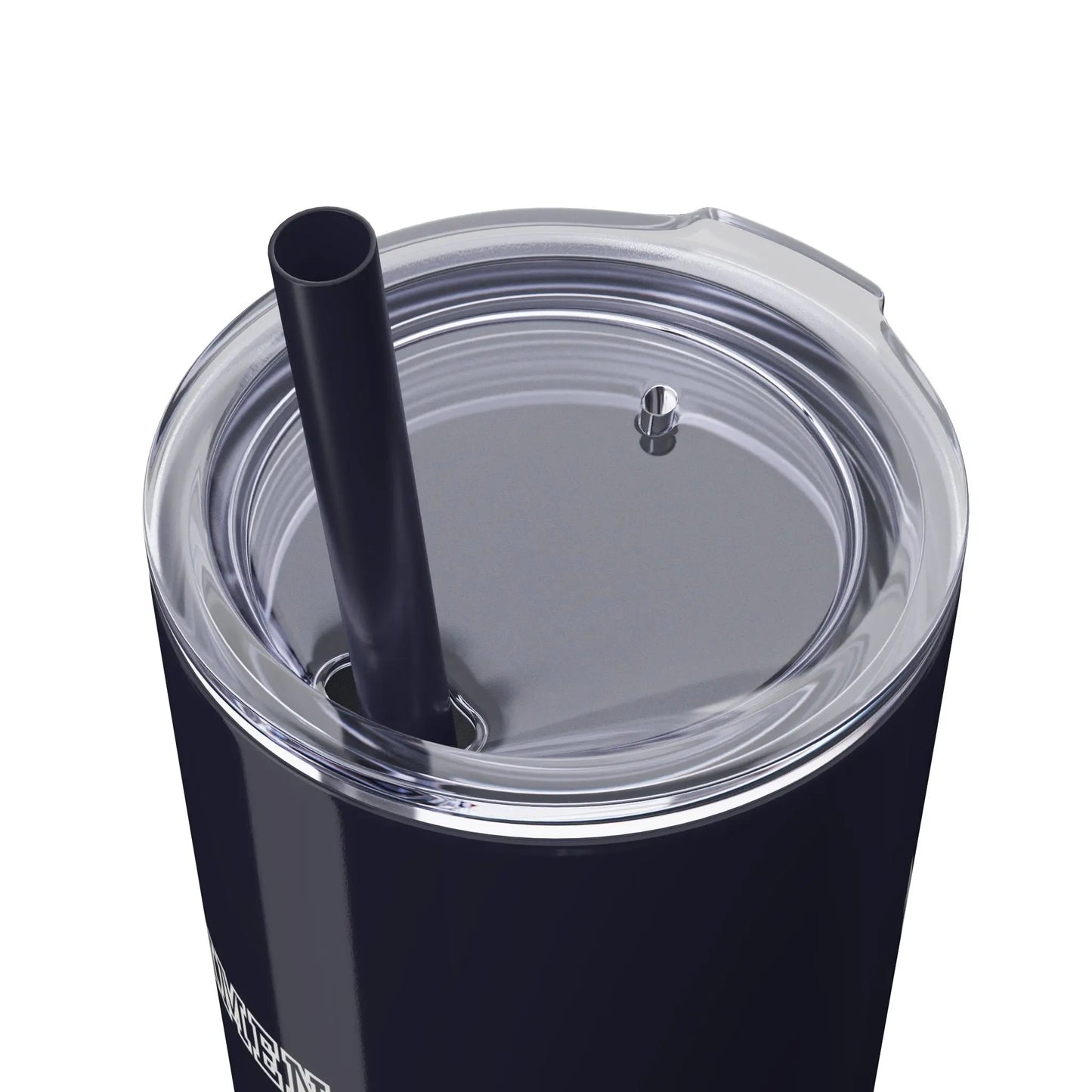 "Perimenopausal" Skinny Tumbler with Straw Printify