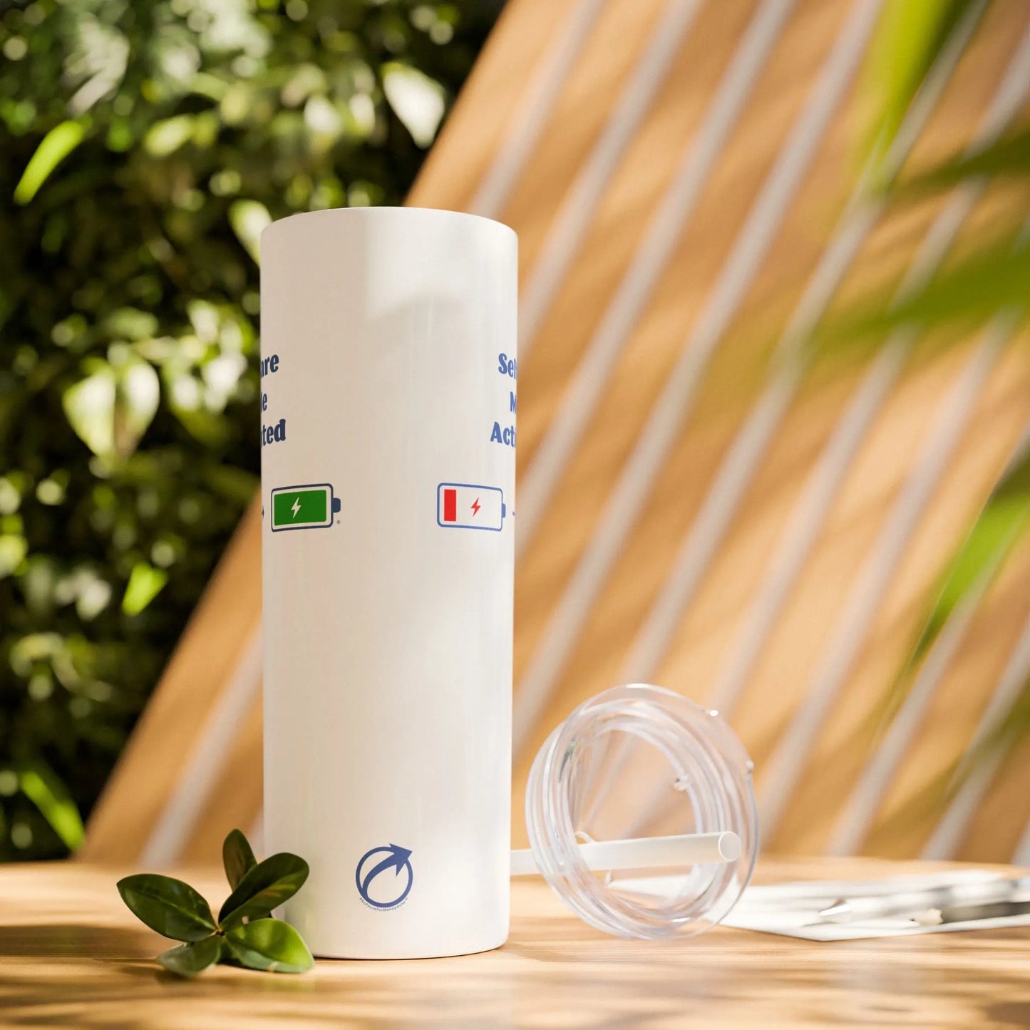 "Self-Care Mode Activated" Skinny Tumbler Printify