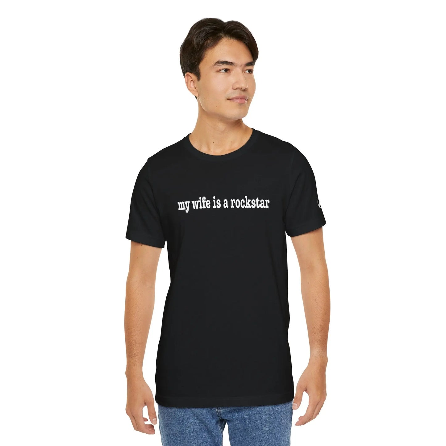 "My Wife Is A Rockstar" Tee Printify