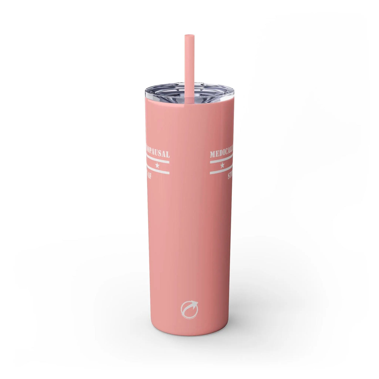 "Medically Menopausal: Strong AF" Tumbler Printify