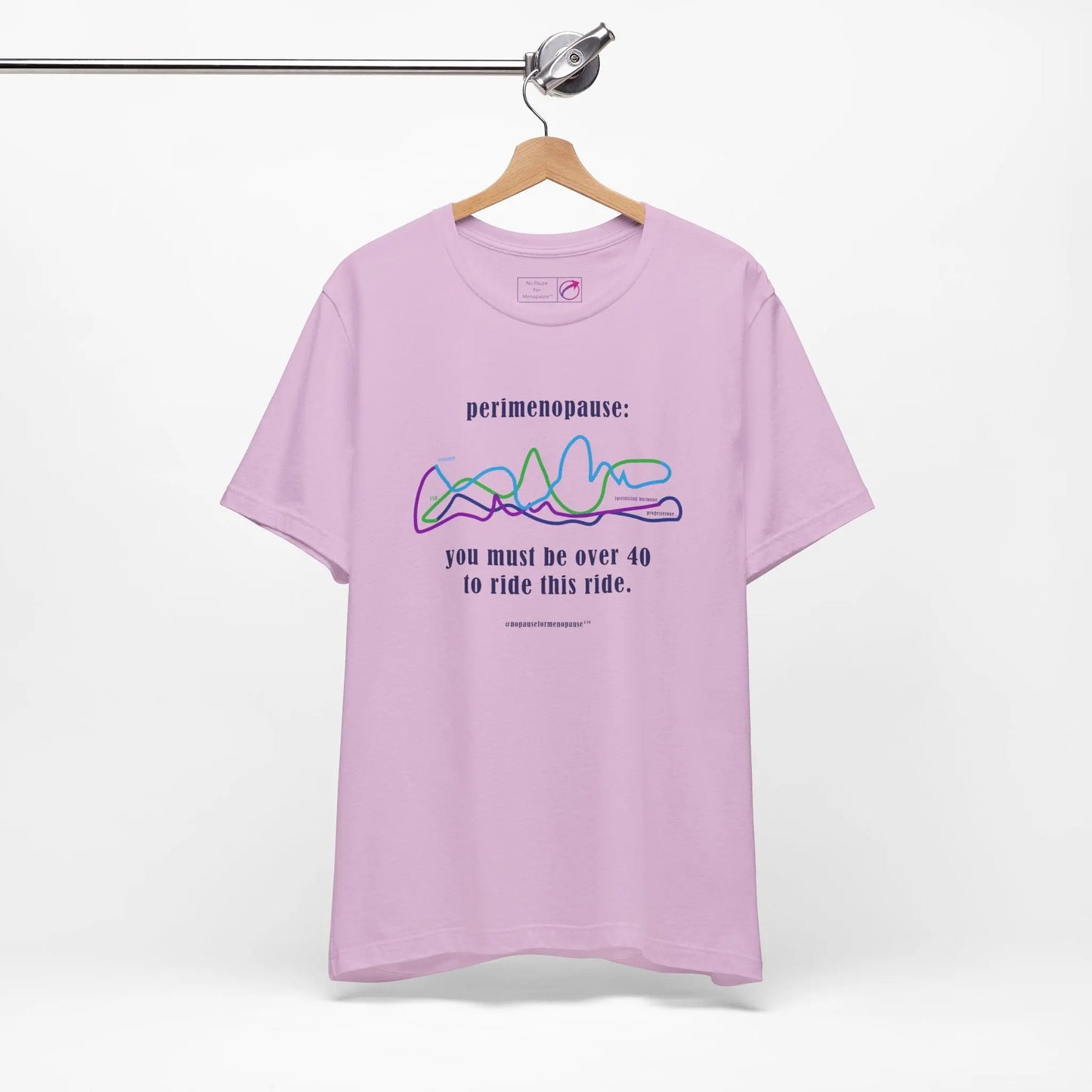 Perimenopause "Ride this Ride" Unisex Tee Printify