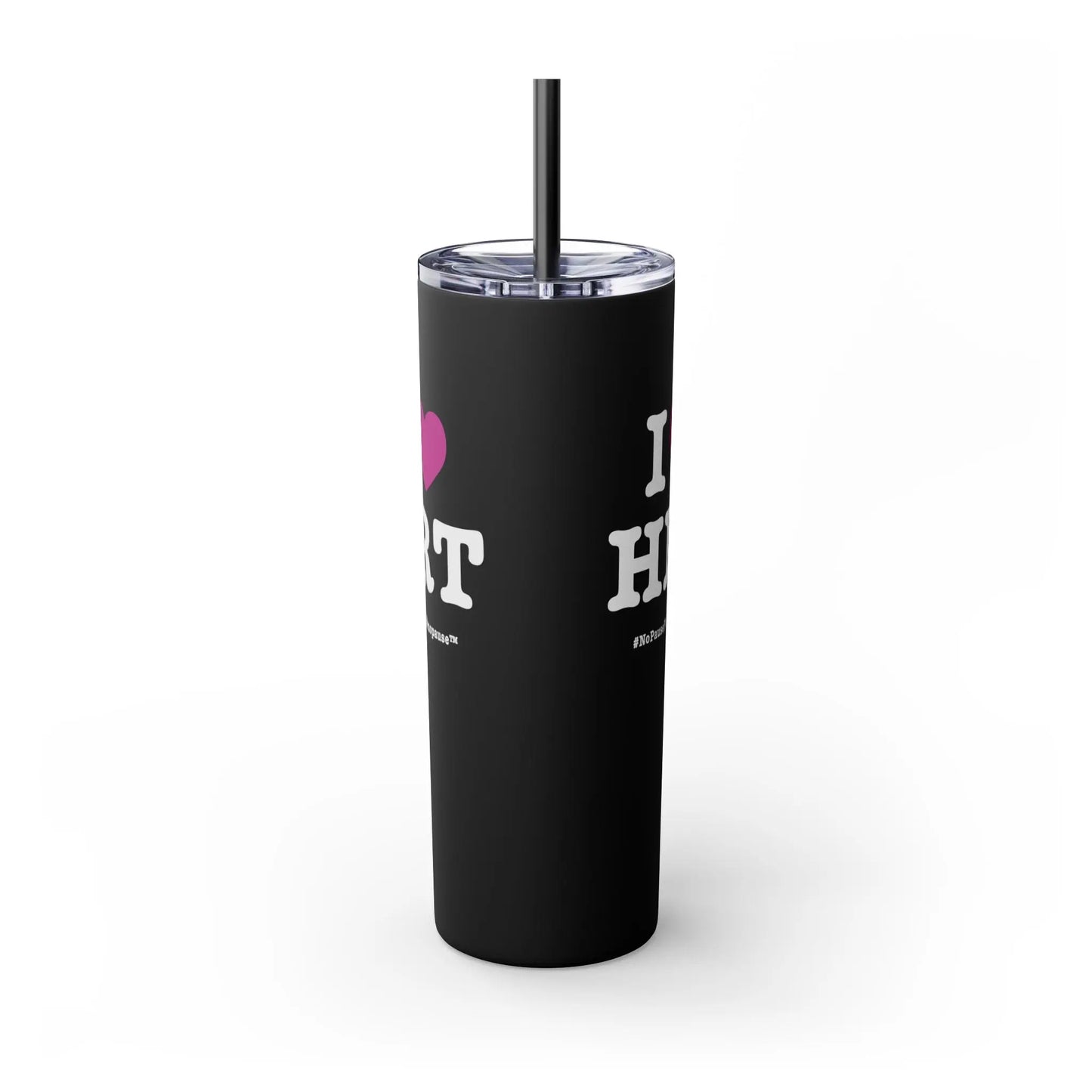 "I Heart HRT" Skinny Tumbler Printify