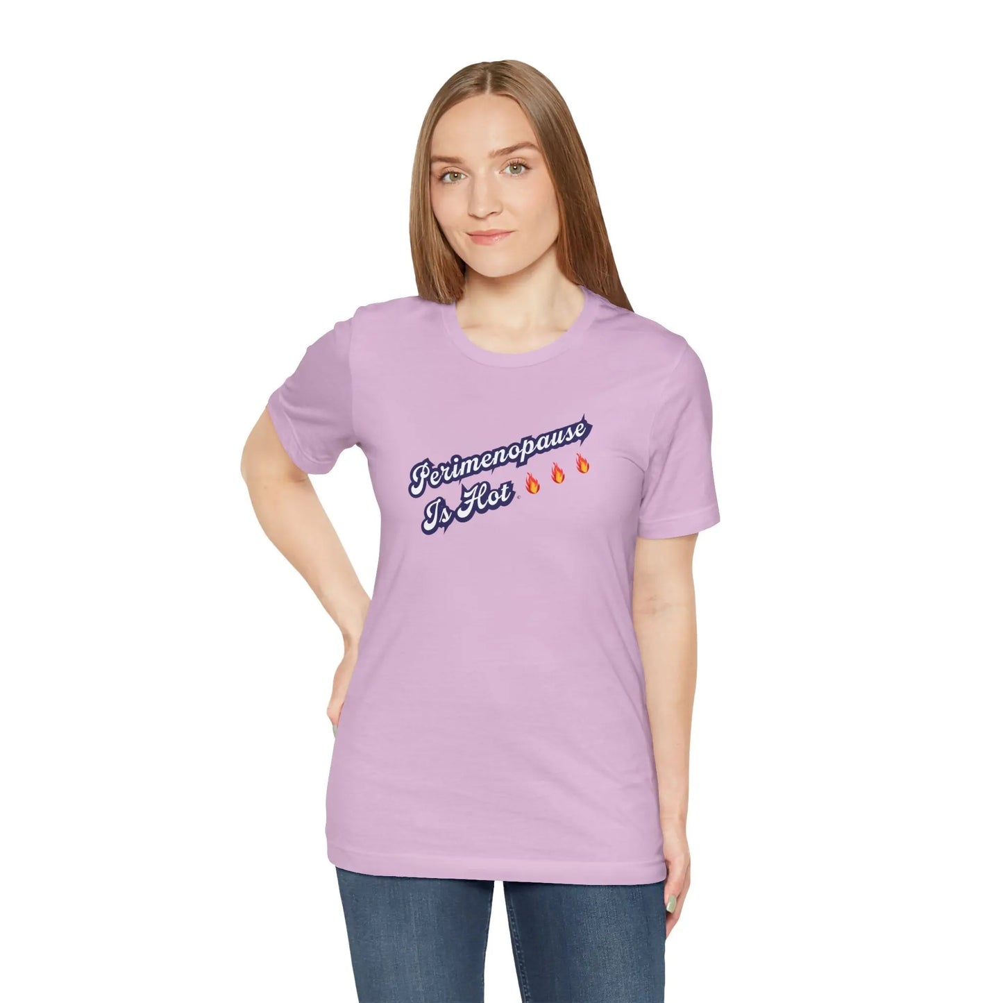 "Perimenopause Is Hot" Unisex Tee Printify