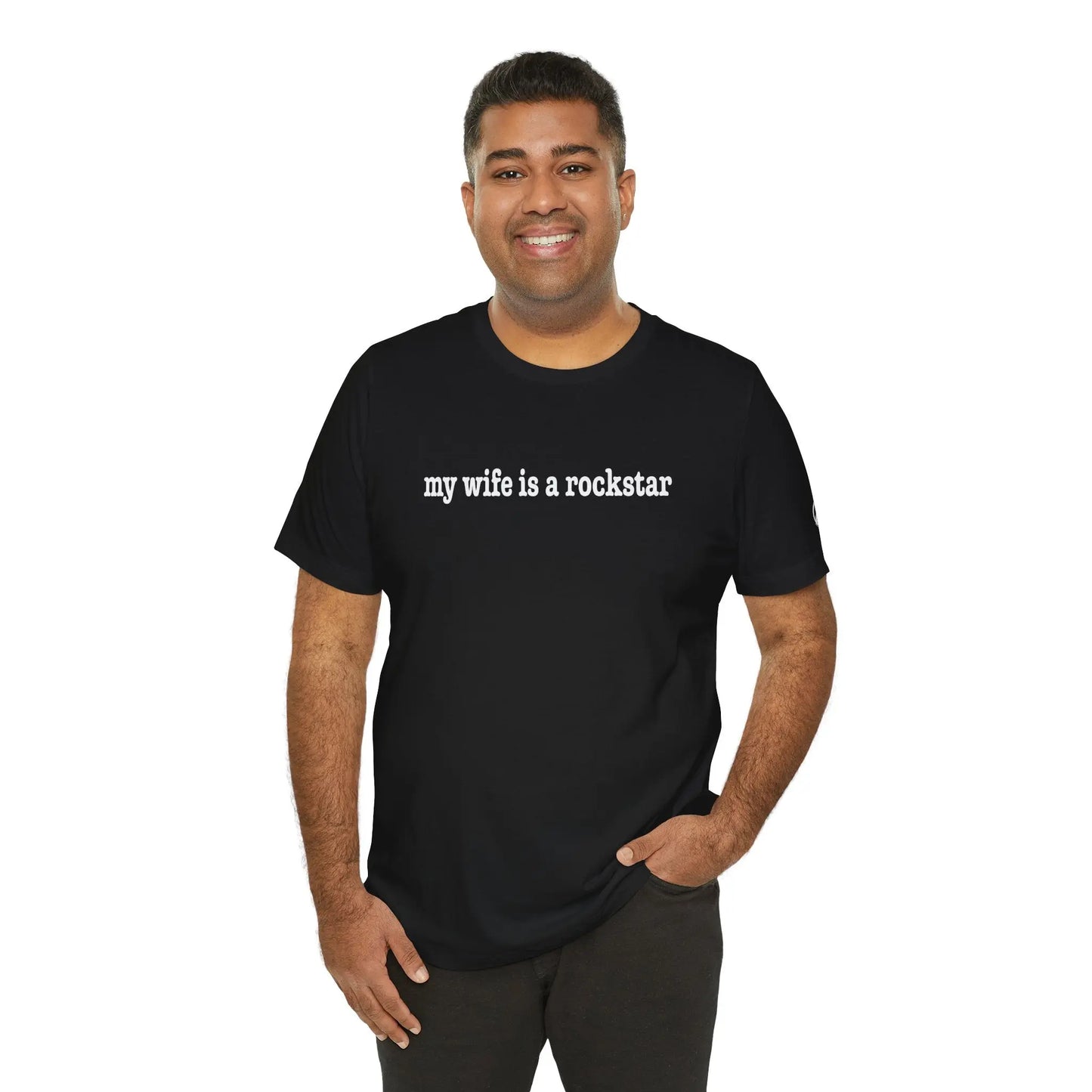 "My Wife Is A Rockstar" Tee Printify