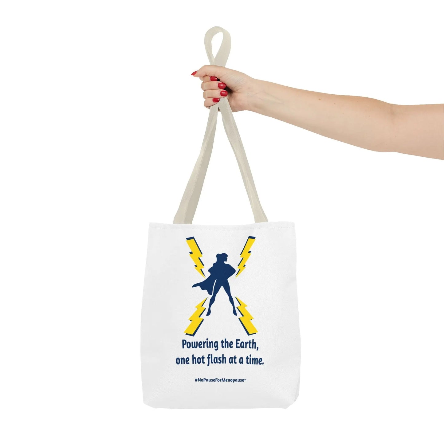"Powering the Earth" Tote Bag Printify