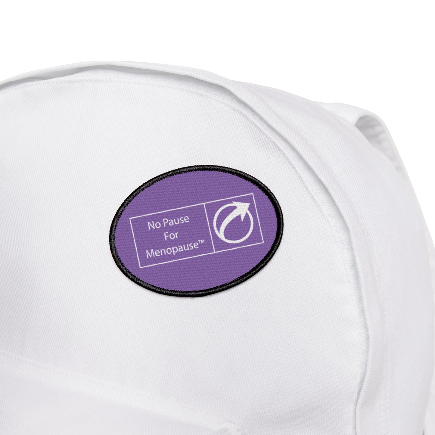 "No Pause For Menopause" Iron-On Patch - #NoPauseForMenopause