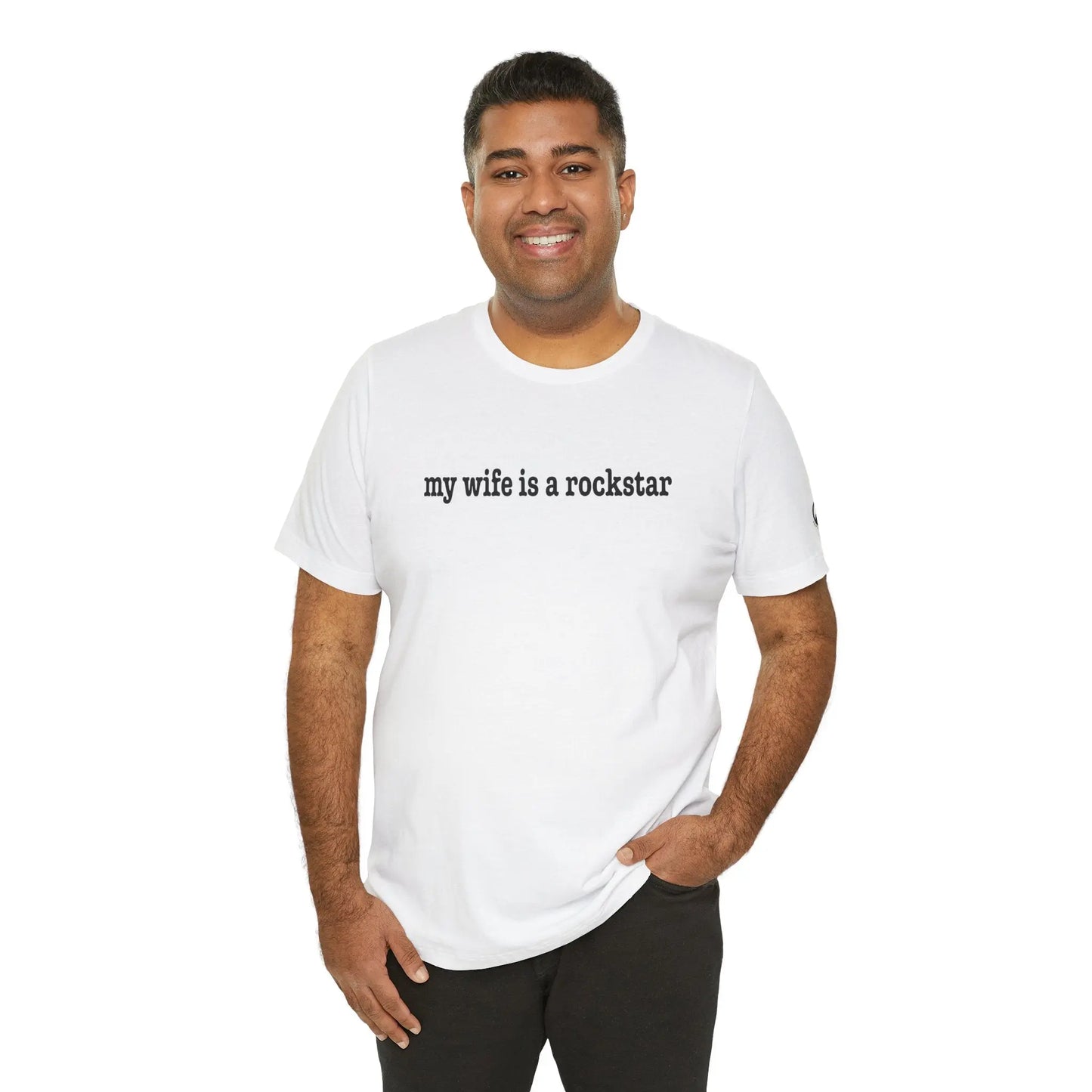 "My Wife Is A Rockstar" Tee Printify