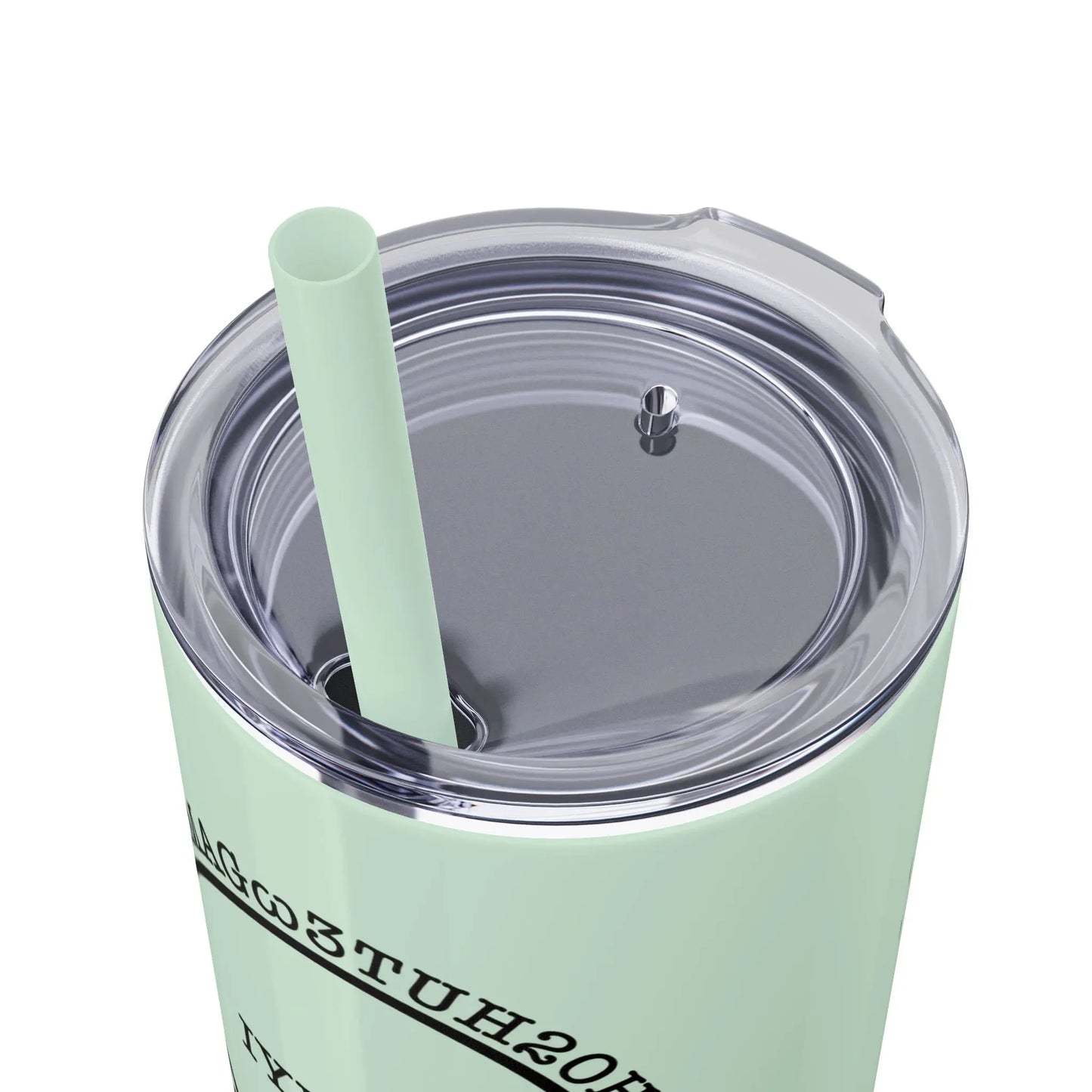 "IYKYK" Skinny Tumbler with Straw Printify