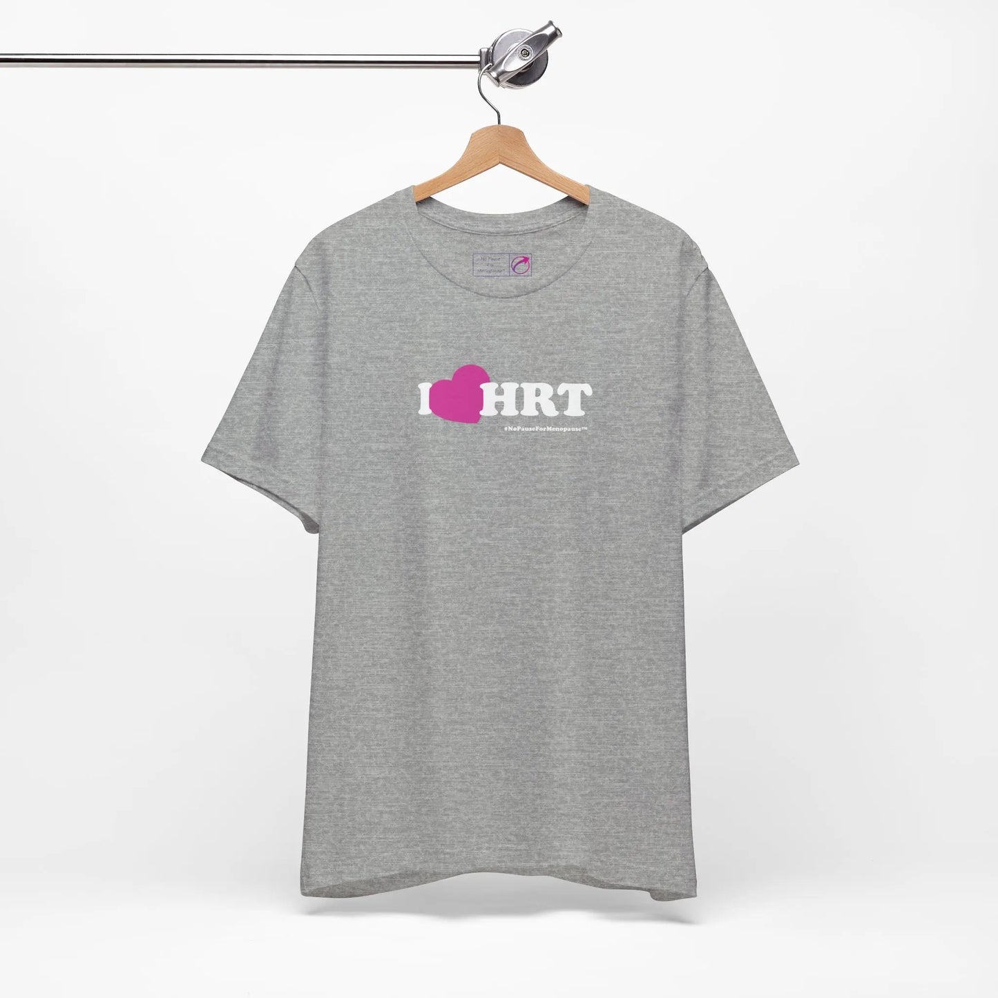 "I Heart HRT" Unisex Tee (Linear) Printify