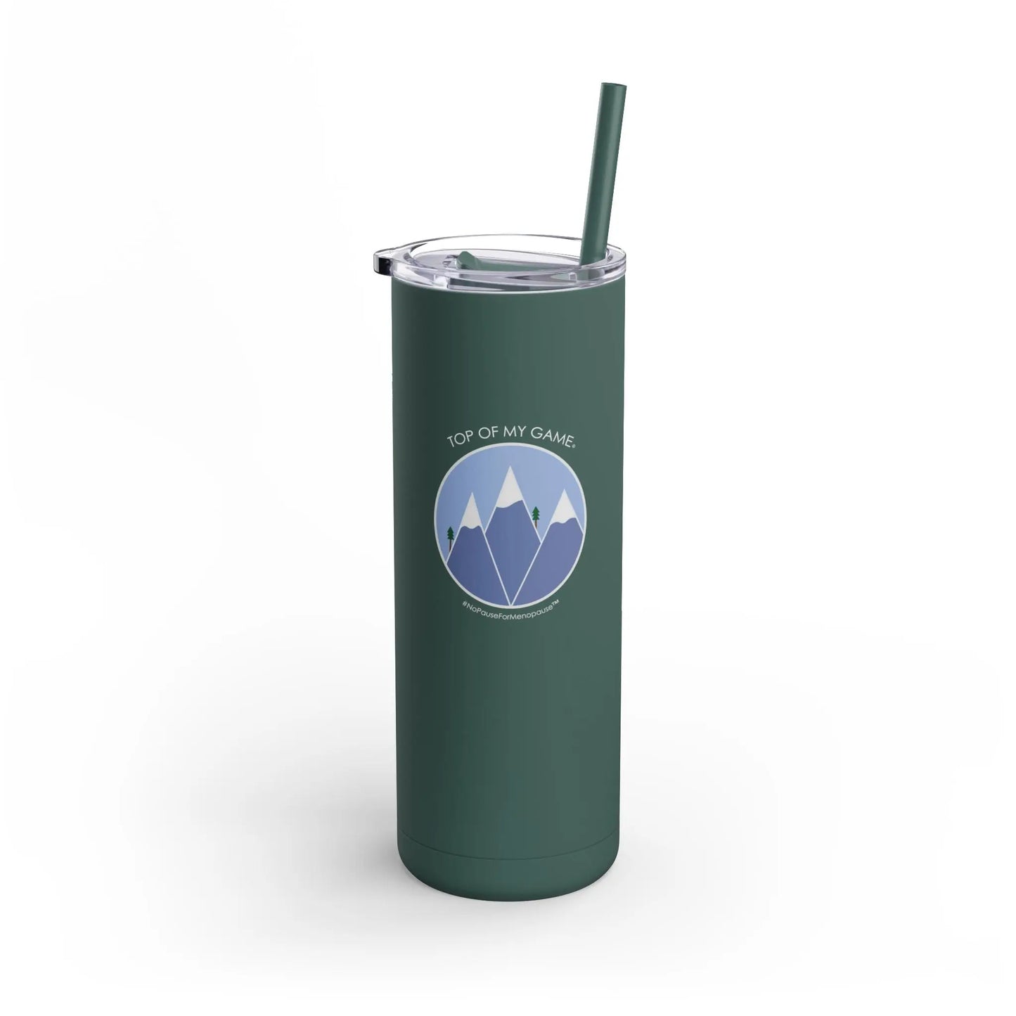 "Top of My Game" Skinny Tumbler Printify