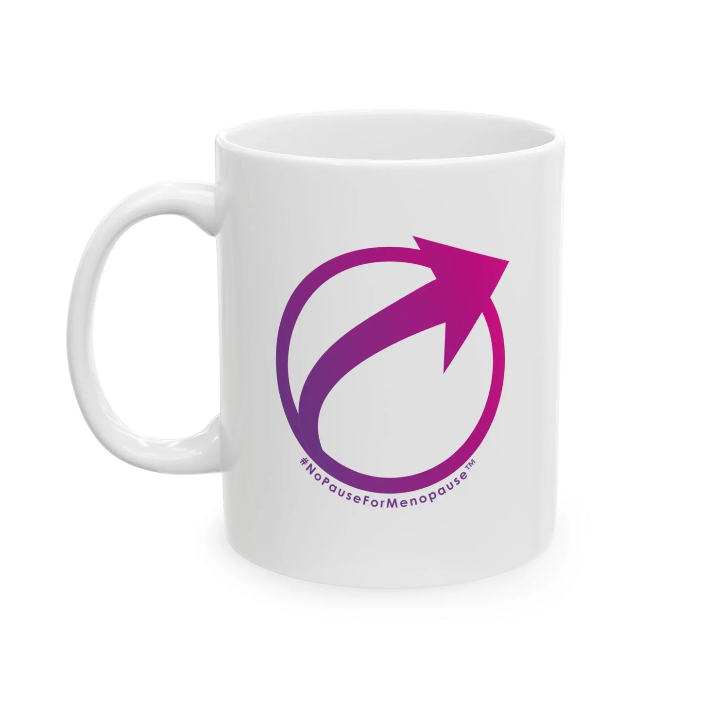 "#NoPauseForMenopause" Coffee Mug Printify