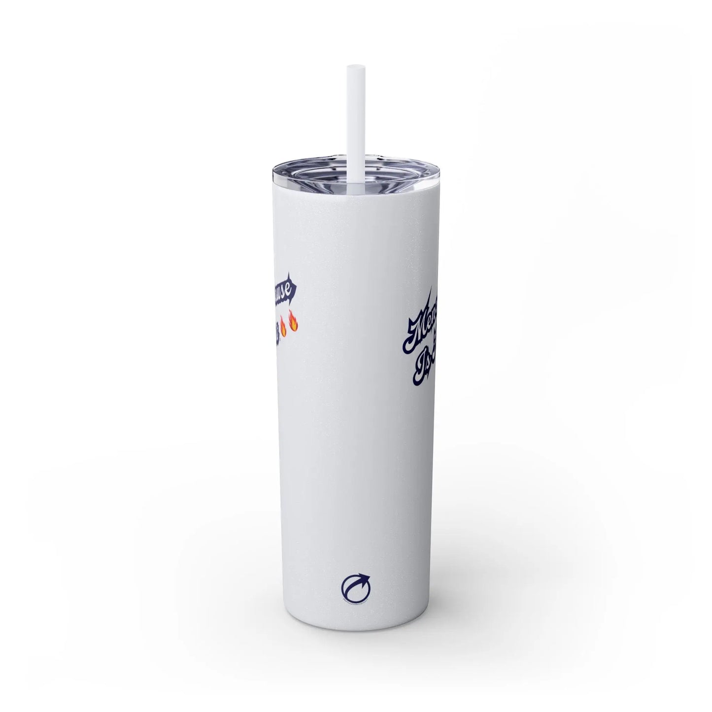 "Menopause Is Hot" Skinny Tumbler Printify