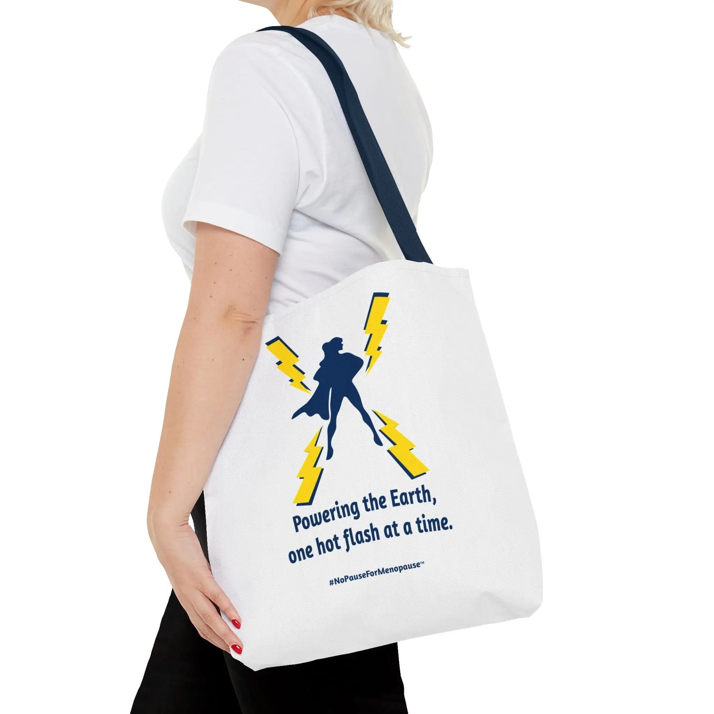 "Powering the Earth" Tote Bag Printify