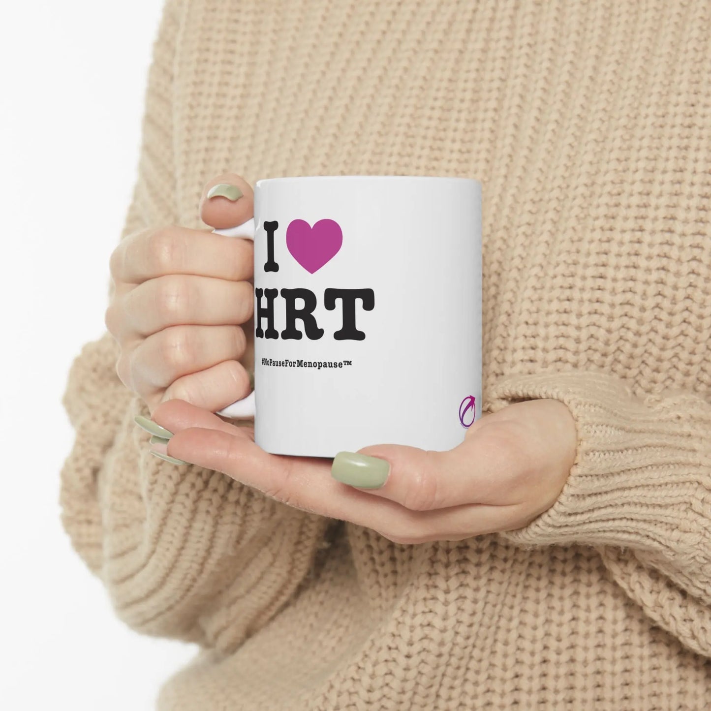 "I Heart HRT" Coffee Mug Printify