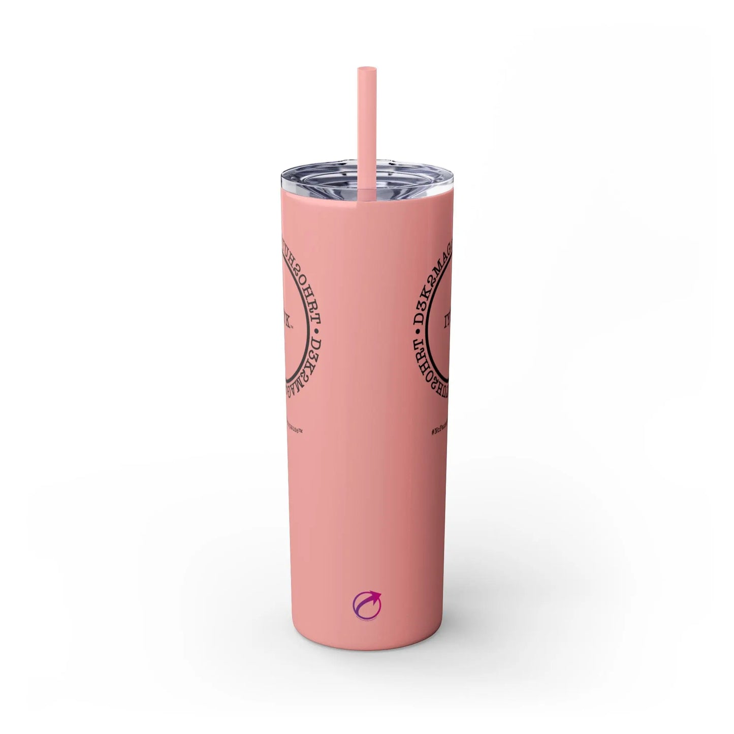 "IYKYK" Skinny Tumbler with Straw Printify
