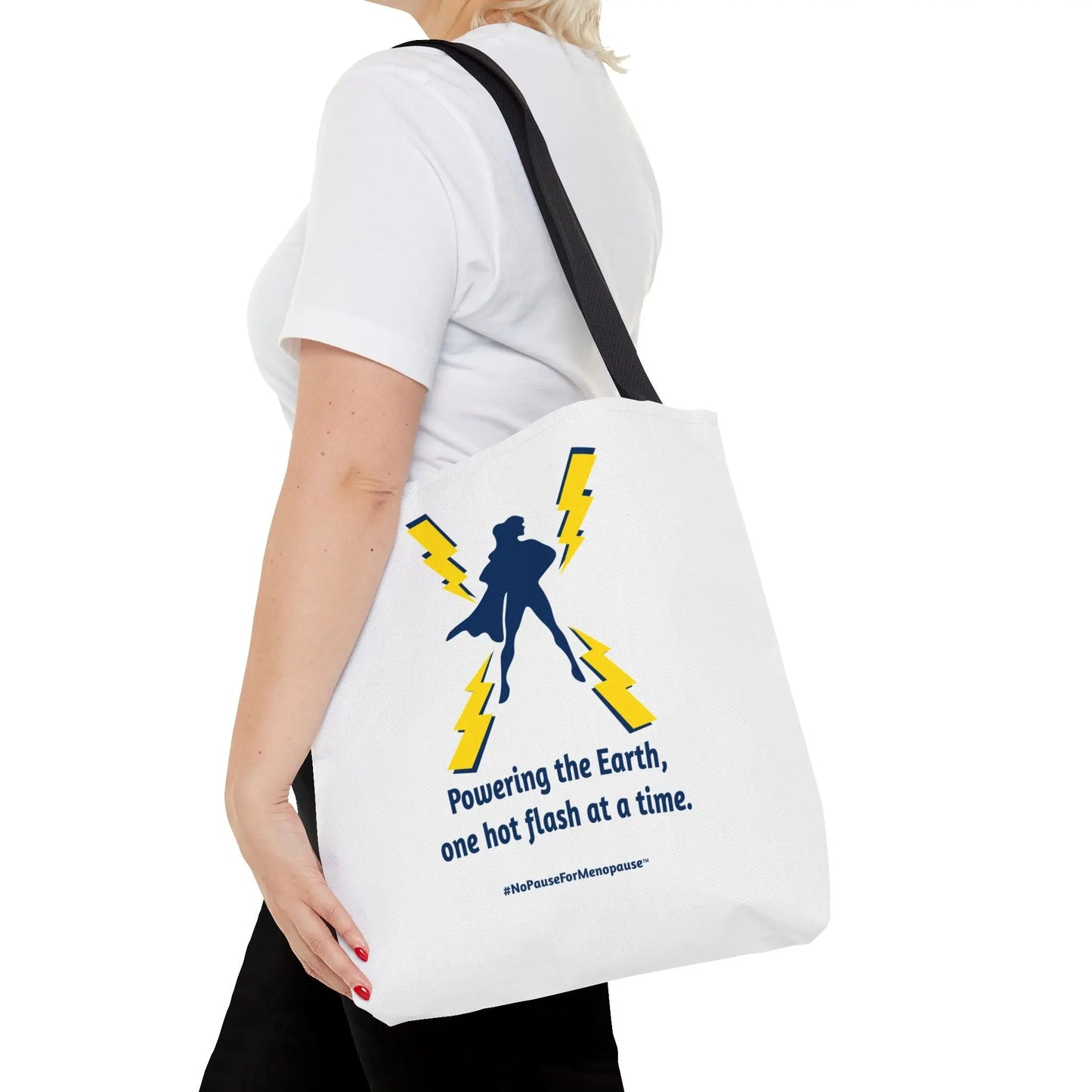 "Powering the Earth" Tote Bag Printify