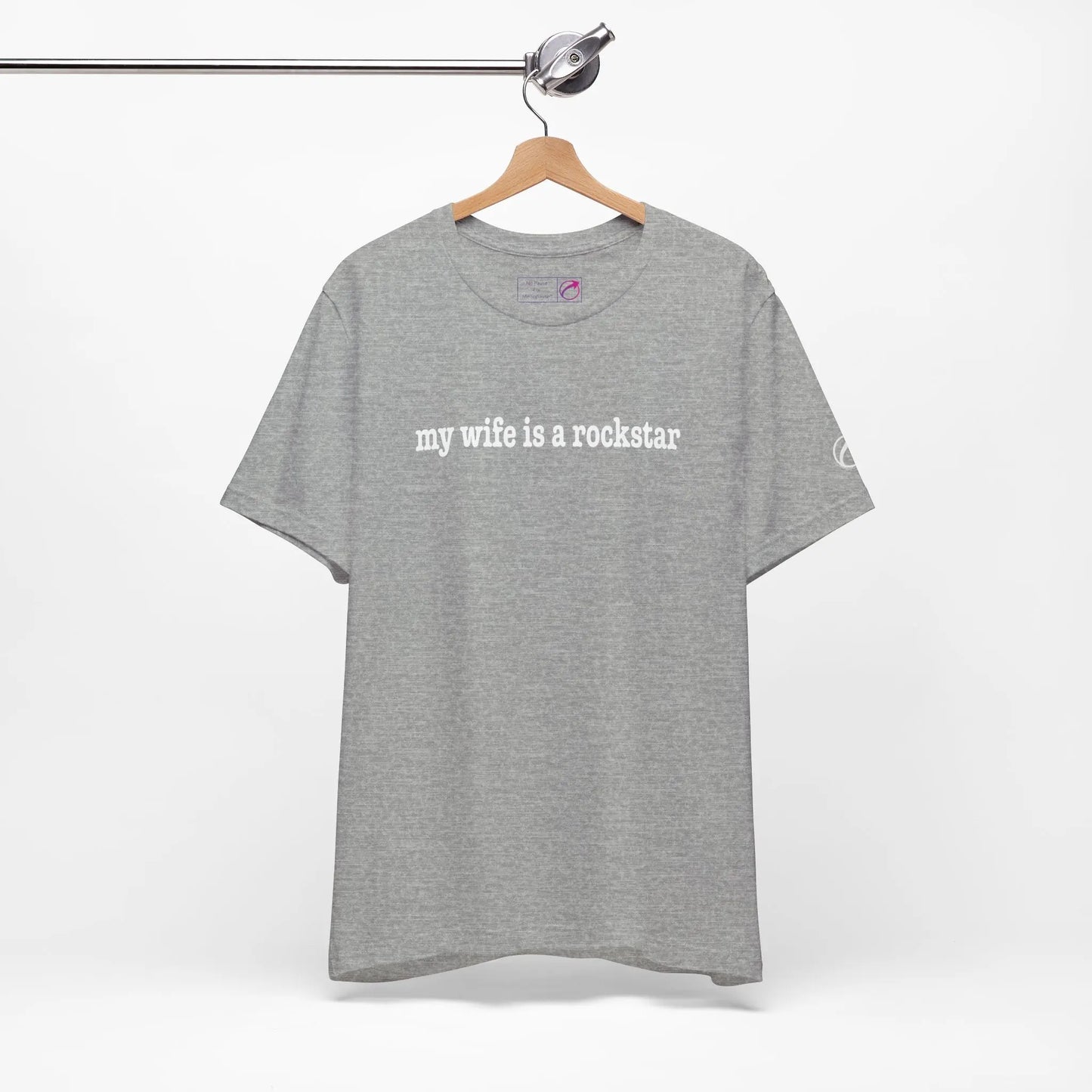 "My Wife Is A Rockstar" Tee Printify