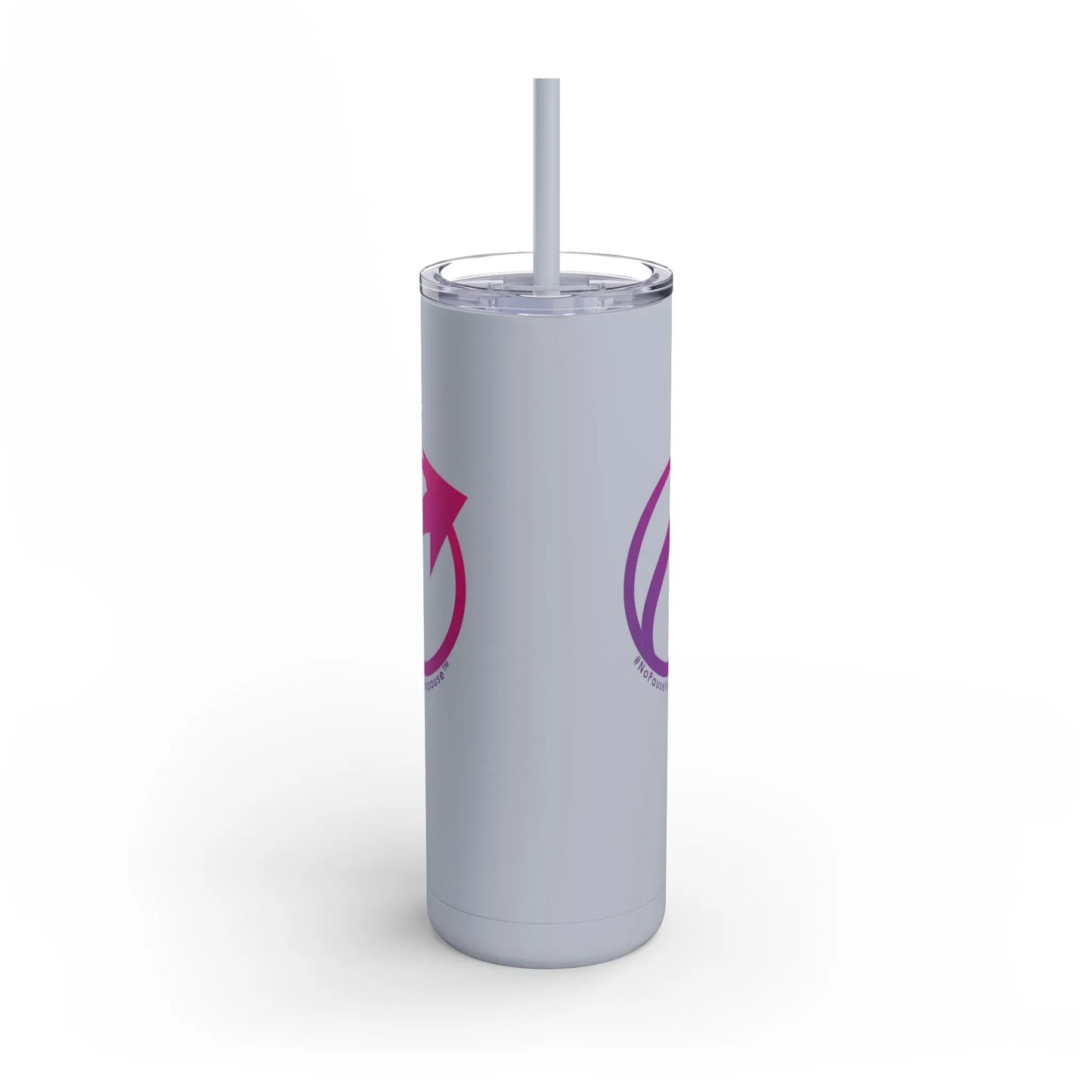 "#NoPauseForMenopause" Skinny Tumbler Printify
