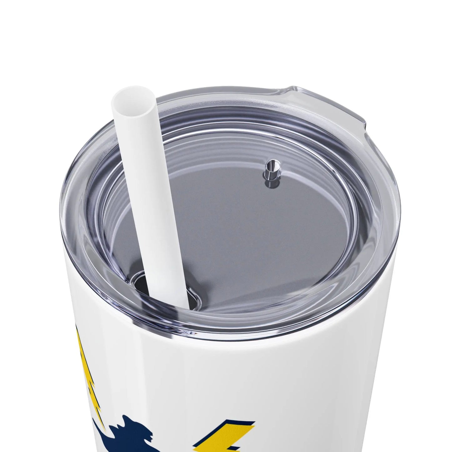 "Hot Flash Powering the Earth" Skinny Tumbler Printify